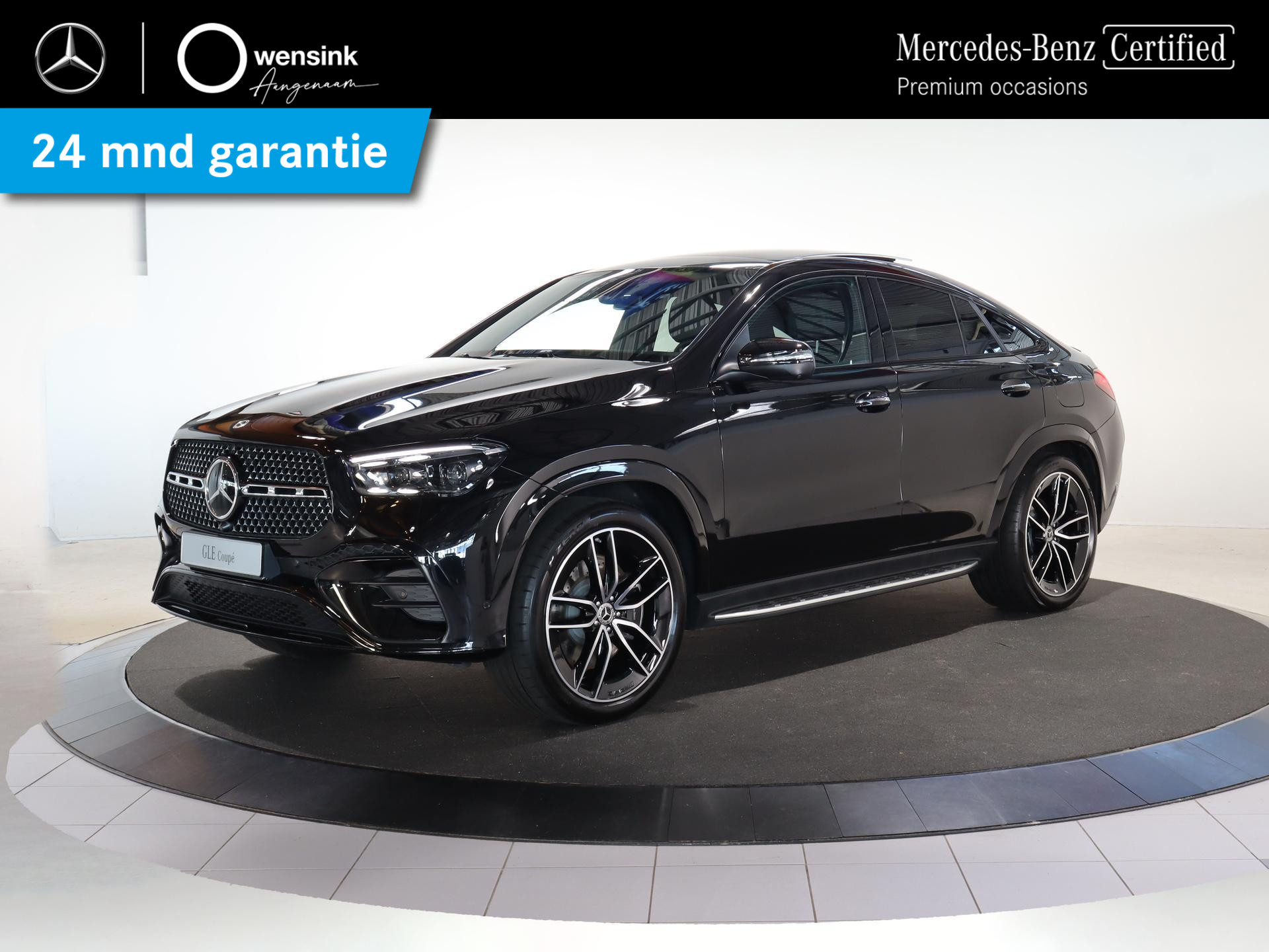 Mercedes-Benz GLE-klasse Coupé 400 e 4MATIC AMG Line Premium | Rij-Assist | Luchtvering | Pano | Burmester | Trekhaak | Memory Zetels | 22 inch | Night | Treeplanken