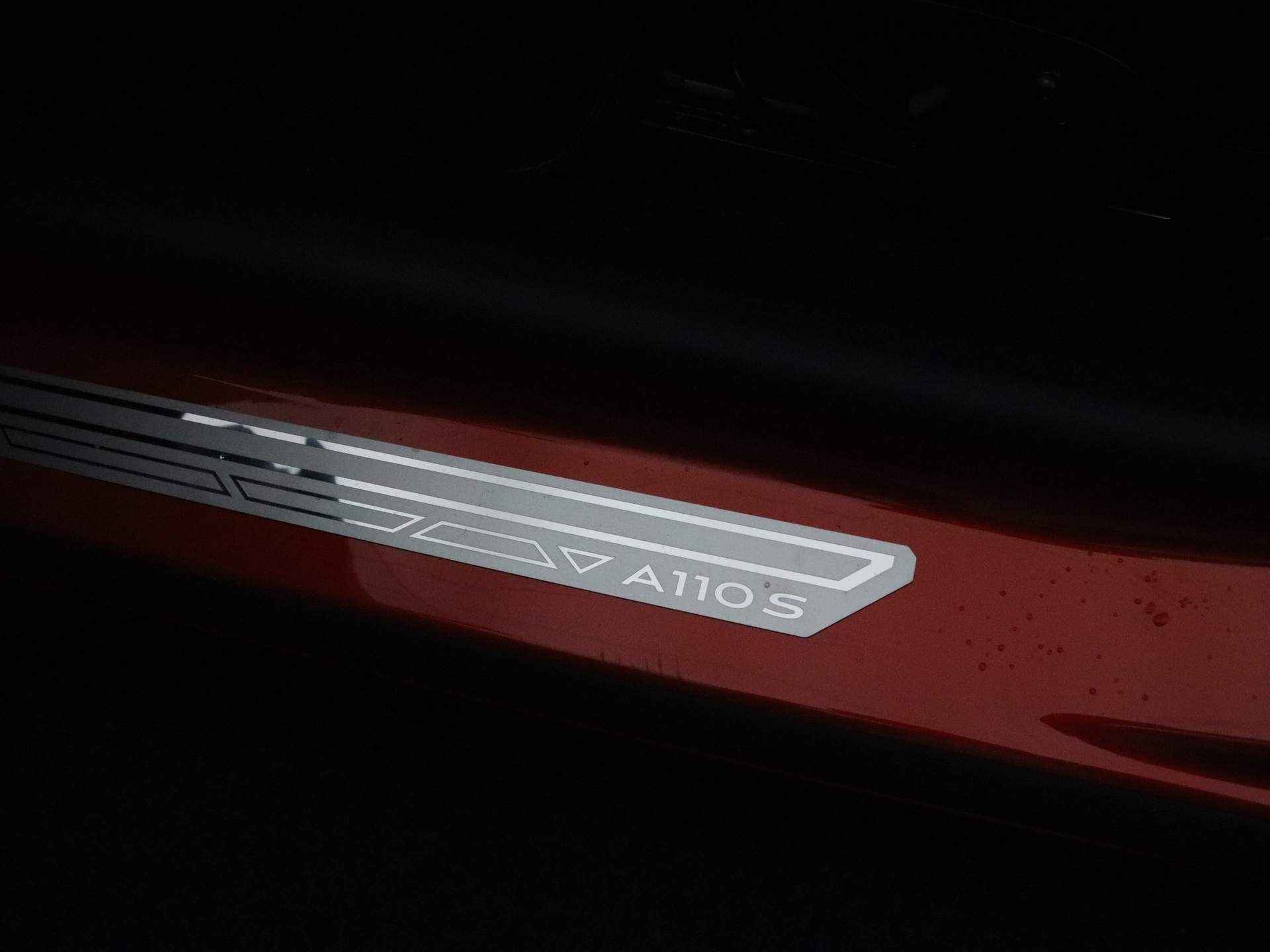 ALPINE A110 S 300pk Turbo NIEUW | Fuchs | Camera | Sportuitlaat | Microfibre Pakket - 32/43