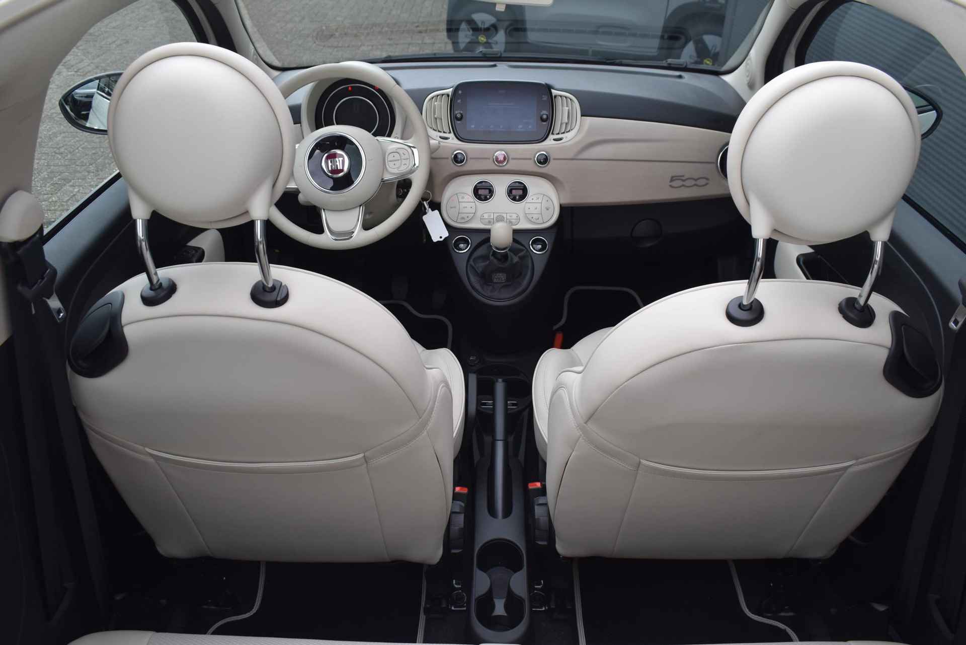 Fiat 500 C 1.0 Hybrid Dolcevita Climate Controle Navigatie 15 Inch LM Velgen Parkeersensoren - 27/39