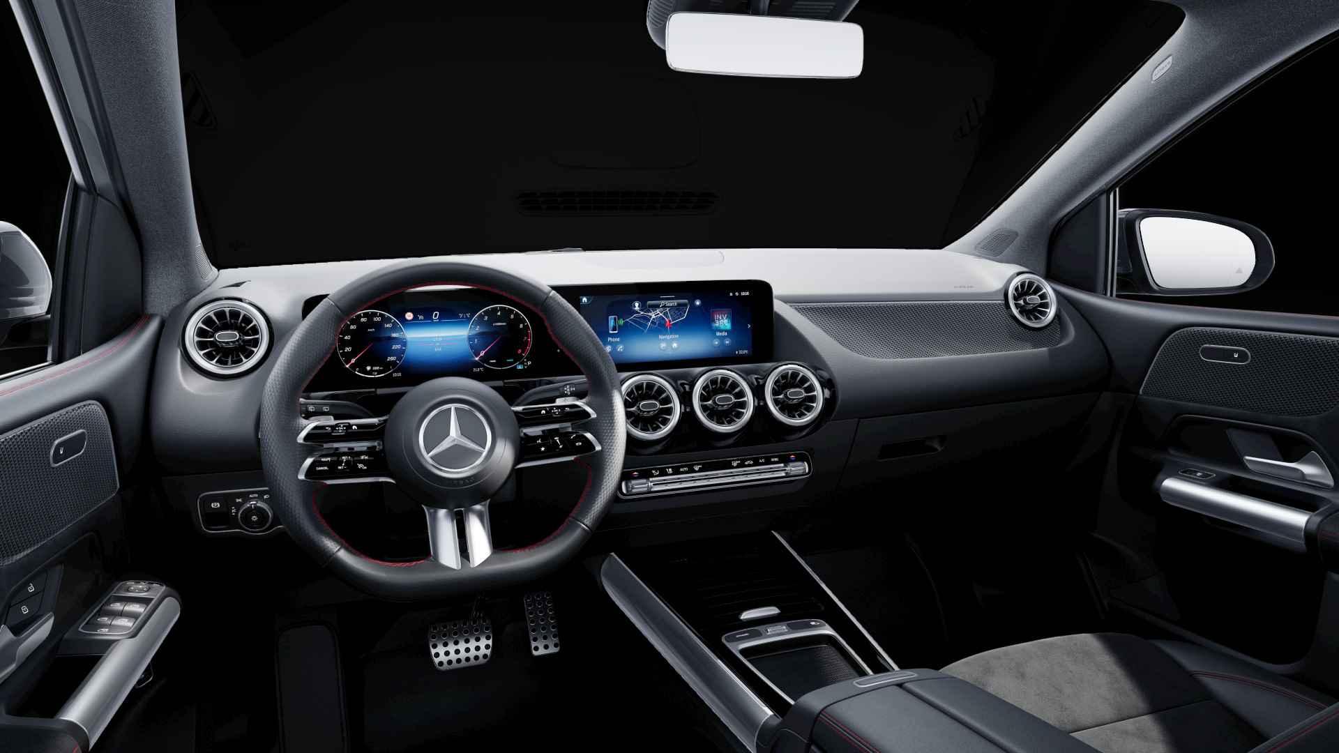 Mercedes-Benz B-klasse 180 Star Edition AMG-Line / Stoelverwarming / Achteruitrijcamera / Panaroma-schuifdak / Night-Pakket / - 8/10