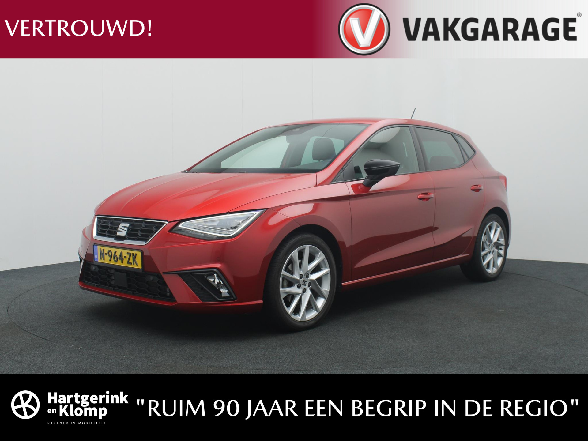 SEAT Ibiza 1.5 TSI FR Business Intense Plus automaat | CarPlay | Navigatie | Parkeersensoren | Achteruitrijcamera | Stoelverwarming | LED verlichting