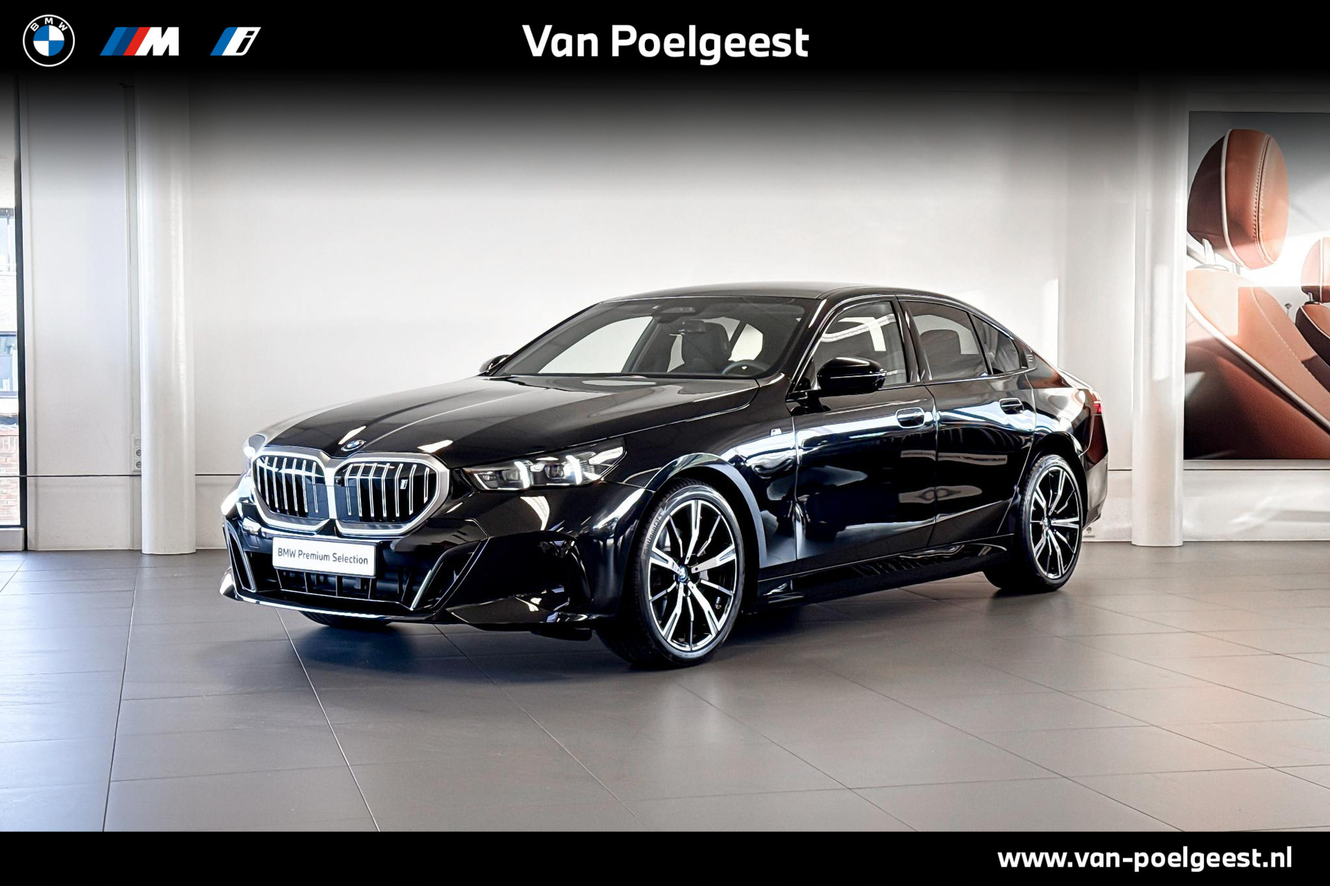 BMW i5 Sedan eDrive40 84 kWh | M Sport | Harman Kardon| Headup Display | Stoelventilatie | Glazen Panoramadak |