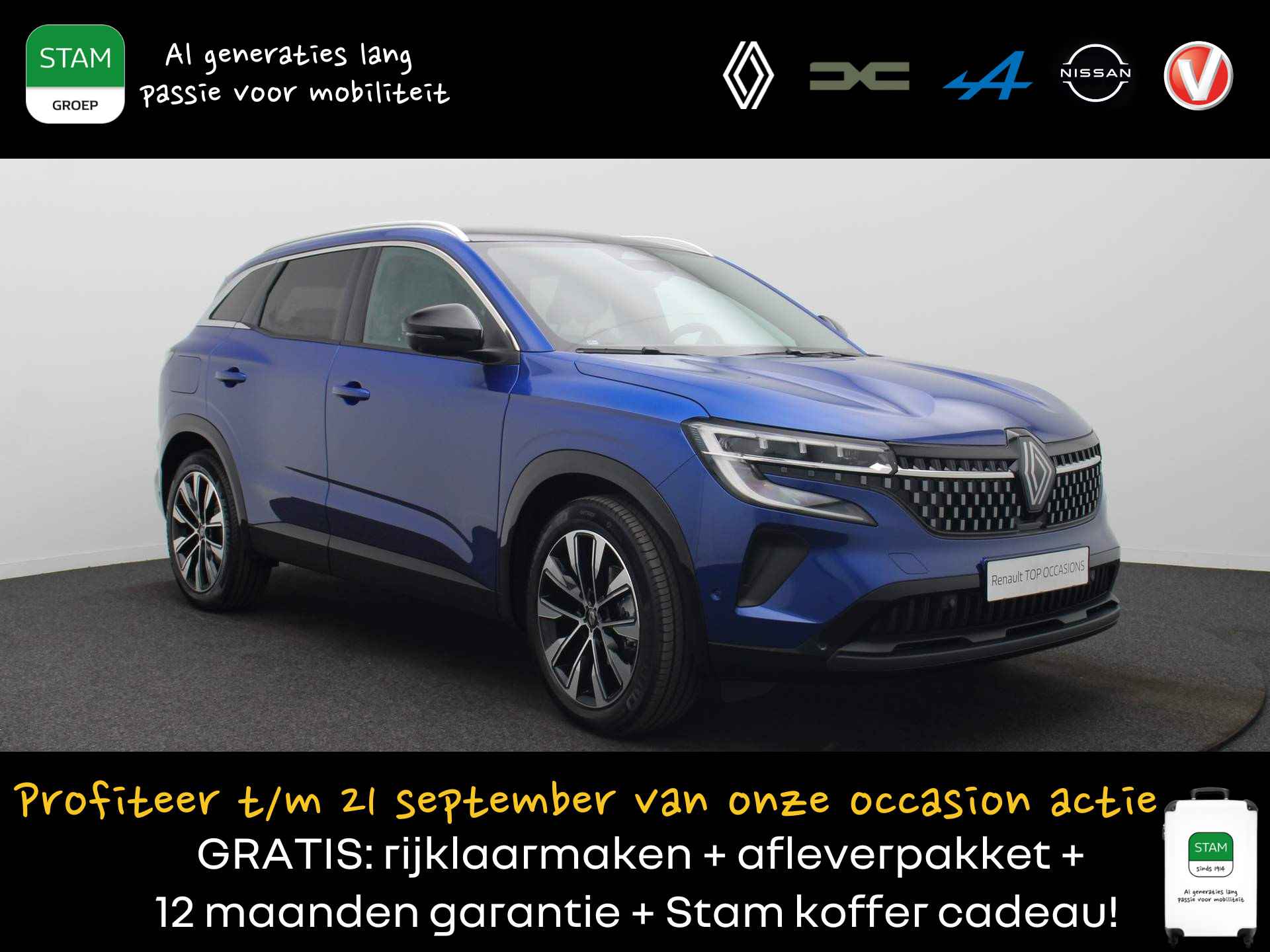 Renault Austral Mild Hybrid Advanced 130pk Techno Adapt. cruise | 360° Camera | Panoramadak | Stoel-/voorruitverw. - 1/46