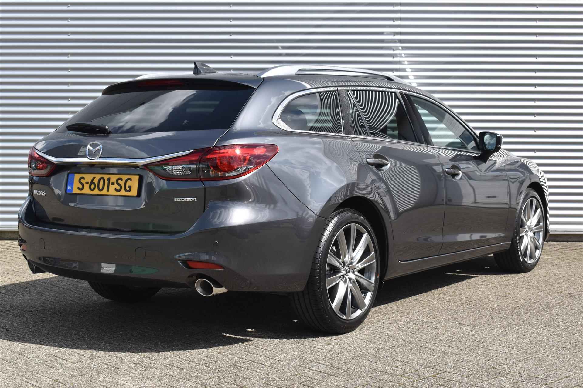 Mazda 6 Sportbreak 2.0 SKYACTIV-G 165PK Exclusive-Line + Comfort pakket | Fabrieksgarantie t/m 2029! | Carplay | Camera | Leer | BOSE | Navi | Stoelventilatie - 3/31