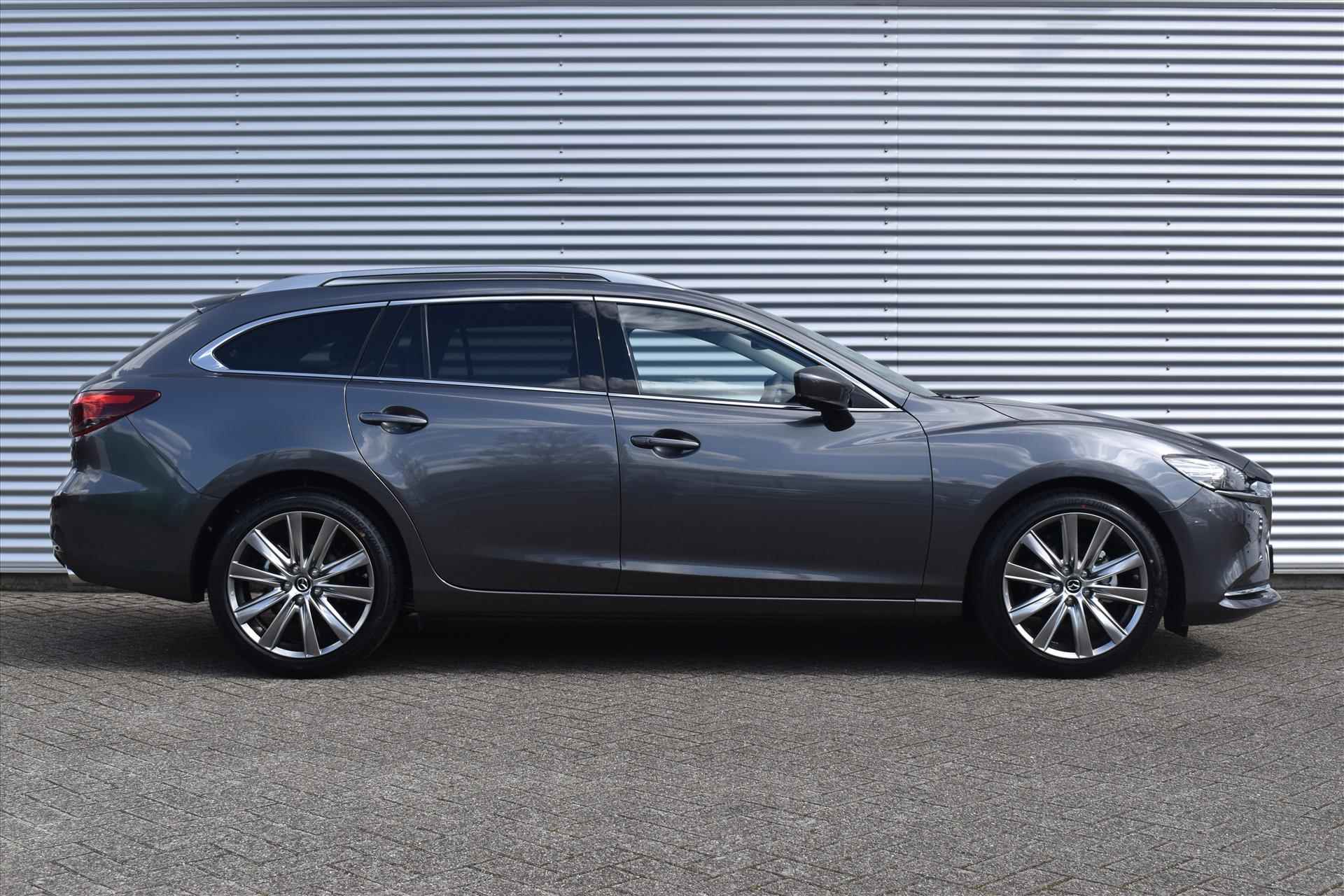 Mazda 6 Sportbreak 2.0 SKYACTIV-G 165PK Exclusive-Line + Comfort pakket | Fabrieksgarantie t/m 2029! | Carplay | Camera | Leer | BOSE | Navi | Stoelventilatie - 29/31