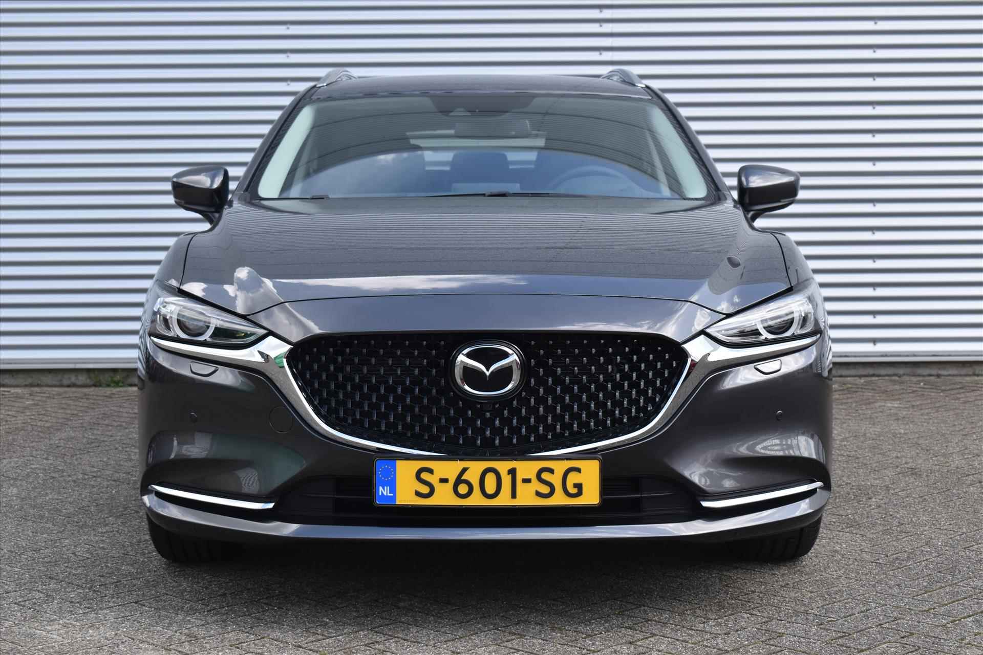 Mazda 6 Sportbreak 2.0 SKYACTIV-G 165PK Exclusive-Line + Comfort pakket | Fabrieksgarantie t/m 2029! | Carplay | Camera | Leer | BOSE | Navi | Stoelventilatie - 5/32