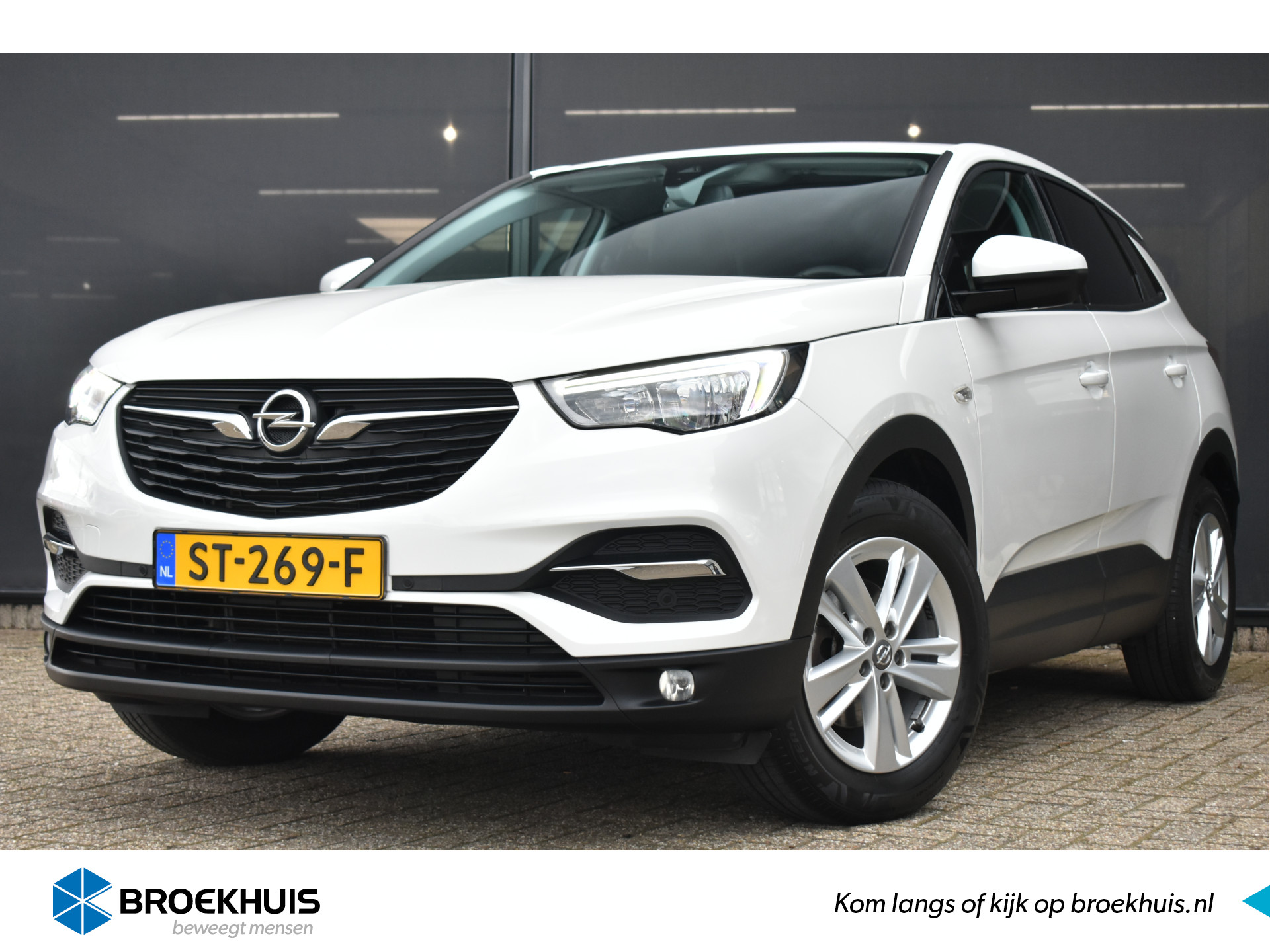 Opel Grandland X 1.2 Turbo Online Edition+ 130pk | Trekhaak | Navigatie | AGR-Comfortstoelen | Climate Control | Parelmoer Wit | Parkeersensoren bij viaBOVAG.nl