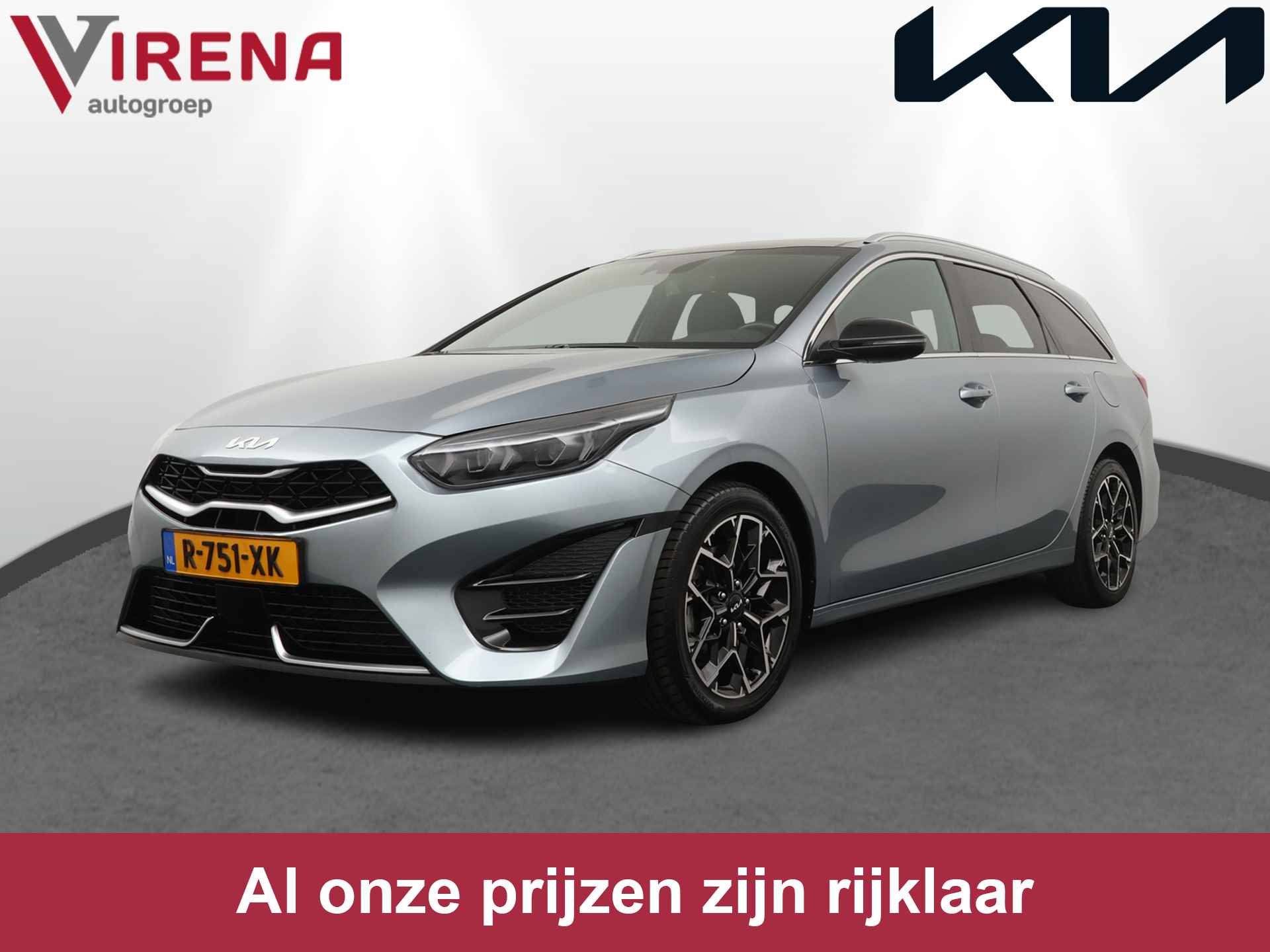 Kia Ceed Sportswagon 1.5 T-GDi GT-Line - Automaat - Apple CarPlay/Android Auto - Panorama dak - Elektrische Achterklep - Stoel en Stuurwiel verwarming - Fabrieksgarantie tot 12-2029