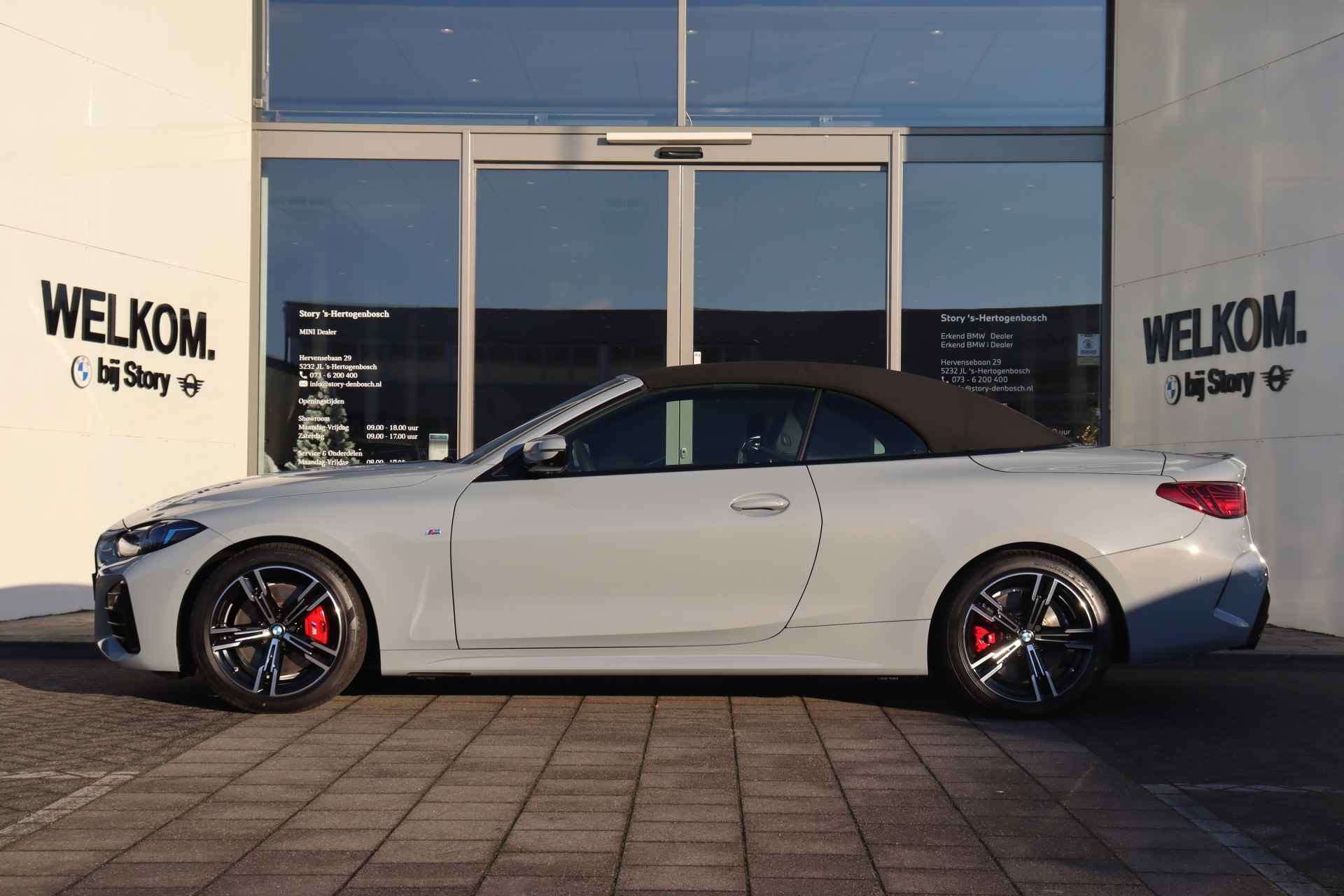 BMW 4 Serie Cabrio 430i xDrive High Executive M Sport Automaat / Comfort Access / Adaptieve LED / Parking Assistant Plus / Stoelverwarming / Live Cockpit Professional - 6/44