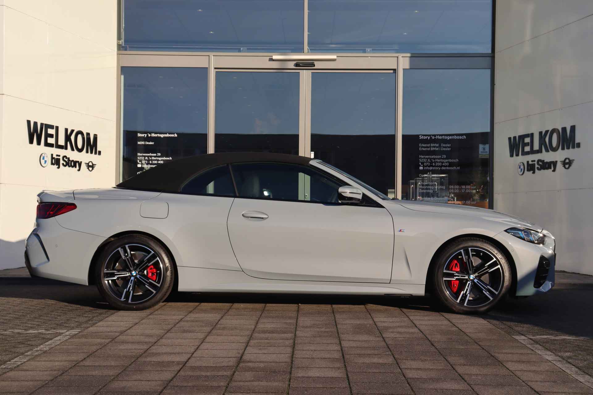 BMW 4 Serie Cabrio 430i xDrive High Executive M Sport Automaat / Comfort Access / Adaptieve LED / Parking Assistant Plus / Stoelverwarming / Live Cockpit Professional - 14/44