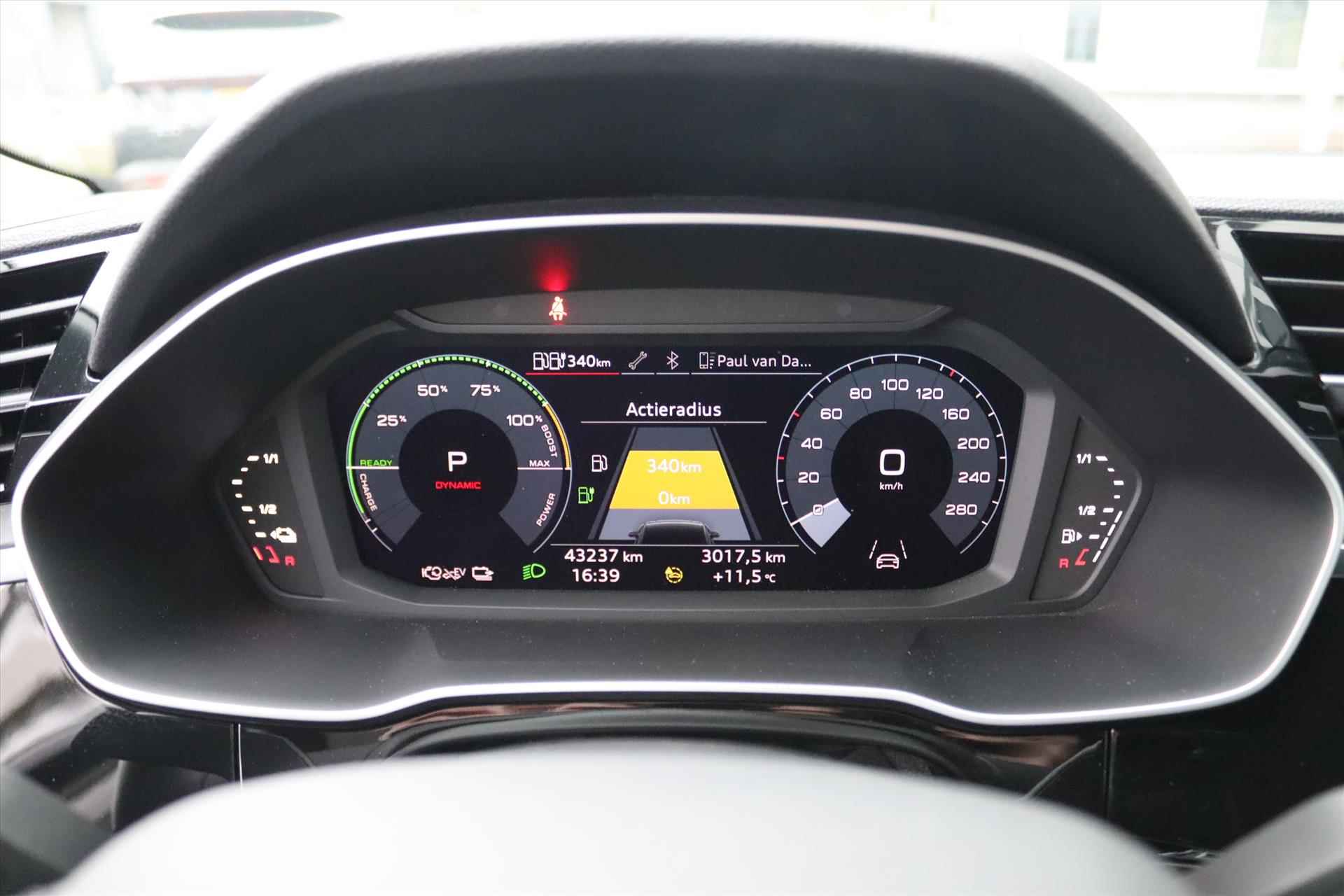 Audi Q3 45TFSIe 245PK PHEV AUTOMAAT BLACK E.D. Navi Carplay | Adapt.Cruise | Virtual Cockpit | Verwarmde stoelen | Electr.Klep | - 30/56