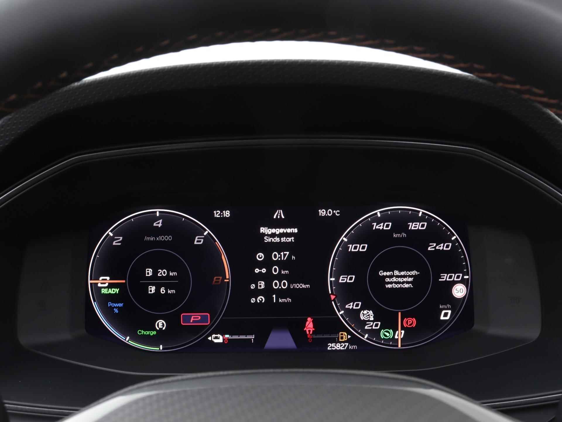 CUPRA Leon 1.4 e-Hybrid VZ Performance | PANORAMADAK | NAVIGATIE | STOELVERWARMING | STUURVERWARMING | ADAPTIEVE CRUISECONTROL | VIRTUAL COCKPIT | - 20/26