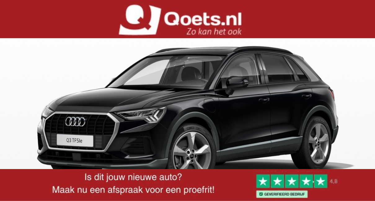 Audi Q3 45 TFSI e S edition Panoramadak - Drive/Parking Assistentie - S Line Interieur - Elektrisch verstelbare/verwarmde Voorstoelen - Automatische Achterklep - Sportstoelen - Achteruitrijcamera - Verkeersbordenherkenning -