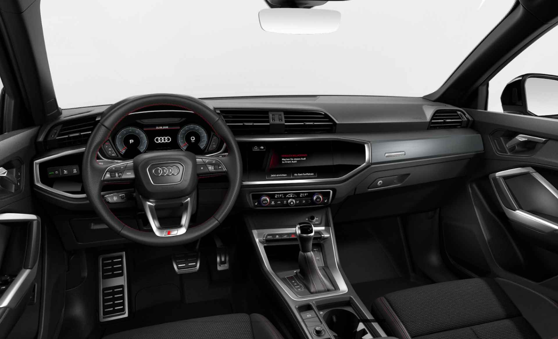 Audi Q3 45 TFSI e S edition Panoramadak - Drive/Parking Assistentie - S Line Interieur - Elektrisch verstelbare/verwarmde Voorstoelen - Automatische Achterklep - Sportstoelen - Achteruitrijcamera - Verkeersbordenherkenning - - 3/19