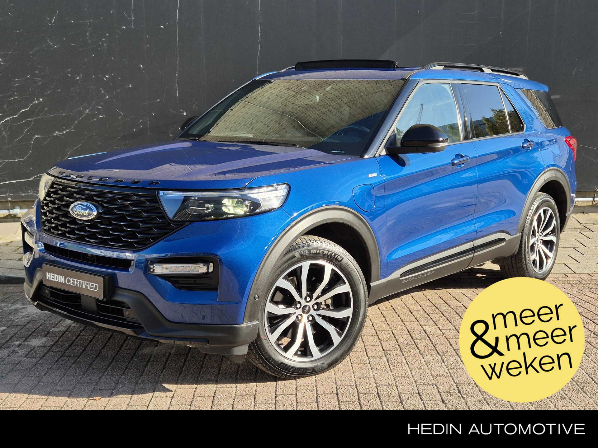 Ford Explorer 3.0 V6 EcoBoost PHEV ST-Line | Trekhaak | Panorama Dak | Adaptief Cruise Control | 360° Camera | Stoel + Stuurverwarming | Dealer Onderhouden |