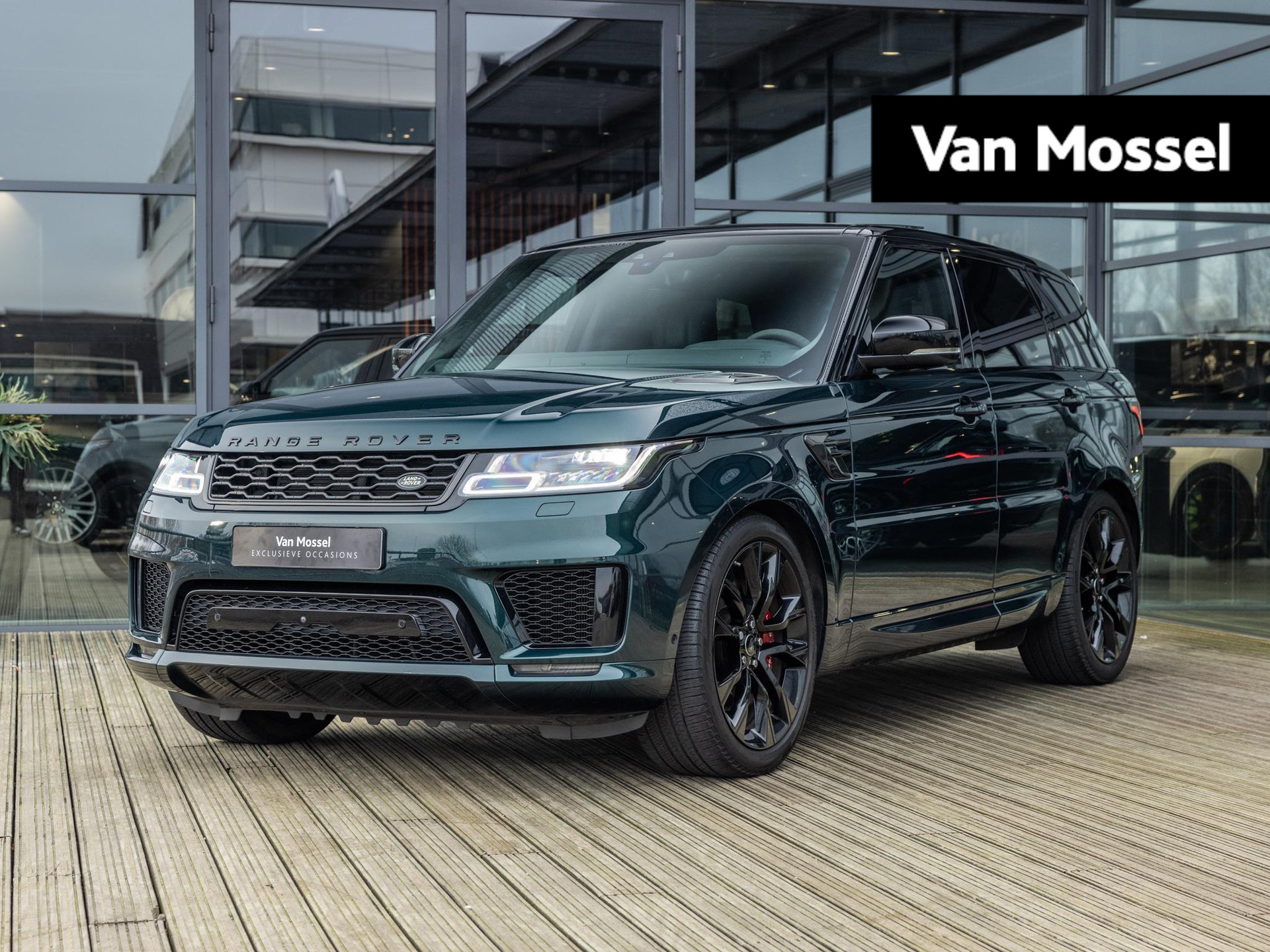 Land Rover Range Rover Sport D350 HST | PANORAMADAK |STOEL VENTILATIE VOOR | TREKHAAK | MERIDIAN | STOELVERWARMING ACHTER | CAMERA | CARBON INTERIEUR |  MEMORY |