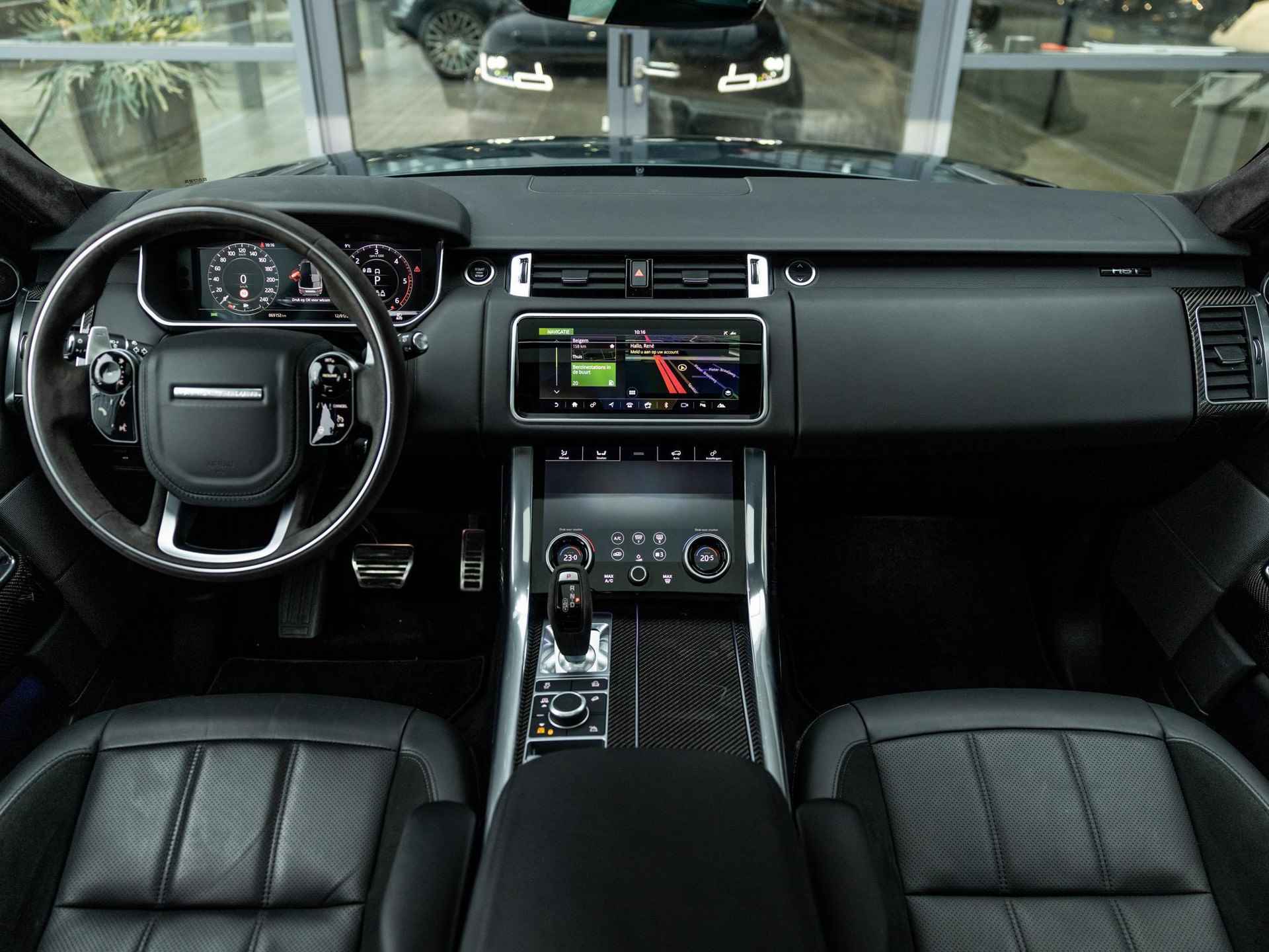 Land Rover Range Rover Sport D350 HST | PANORAMADAK |STOEL VENTILATIE VOOR | TREKHAAK | MERIDIAN | STOELVERWARMING ACHTER | CAMERA | CARBON INTERIEUR |  MEMORY | - 17/53