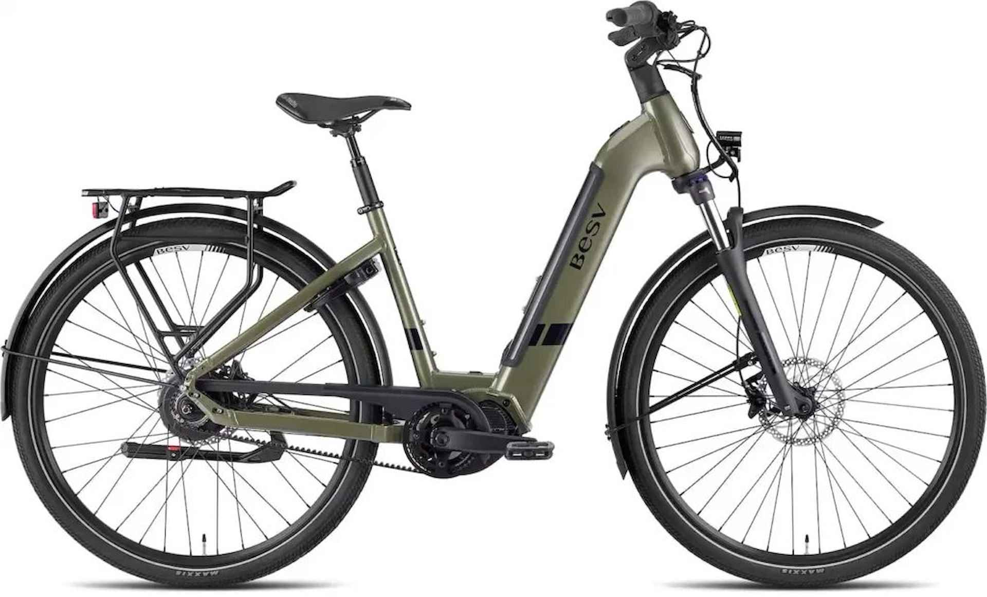 BESV Fiets E-Bike BESV CITY Metallic Khaki M (52cm) 52cm M (52cm) 2025