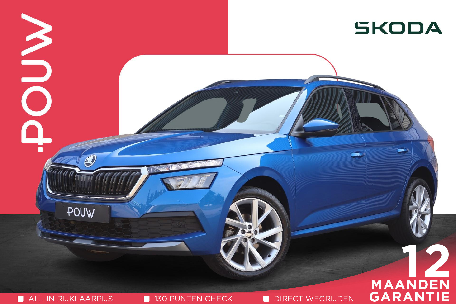 Skoda Kamiq 1.0 TSI 115pk DSG Sport Business | Smartlink Navigatie | Parkeersensoren | Stoelverwarming