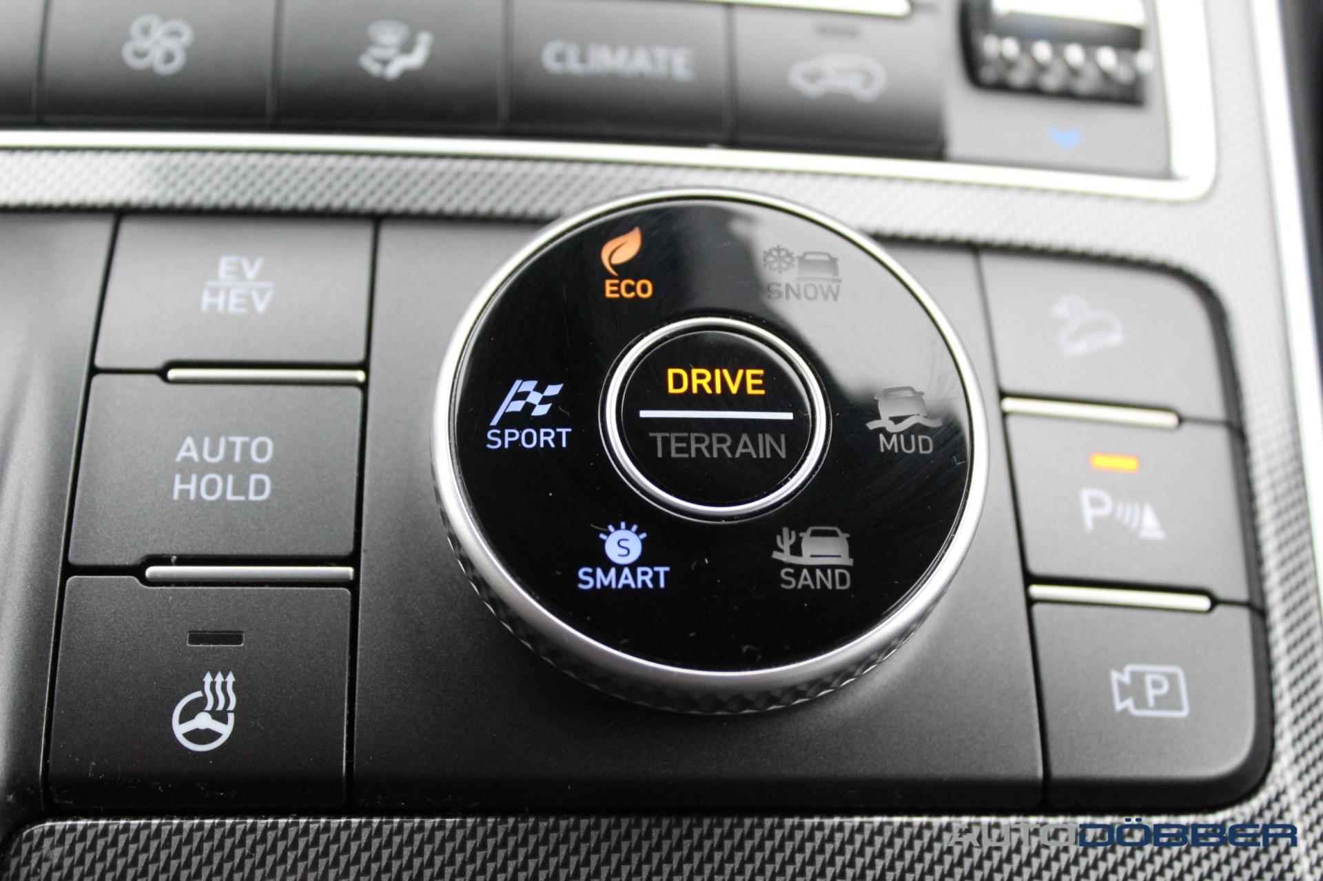 Hyundai Santa Fe 1.6 T-GDI PHEV Premium 7p. Navigatie, Vol-Leder, Krell-Audio, HeadUp-Display, Elektr. Achterklep - 14/30
