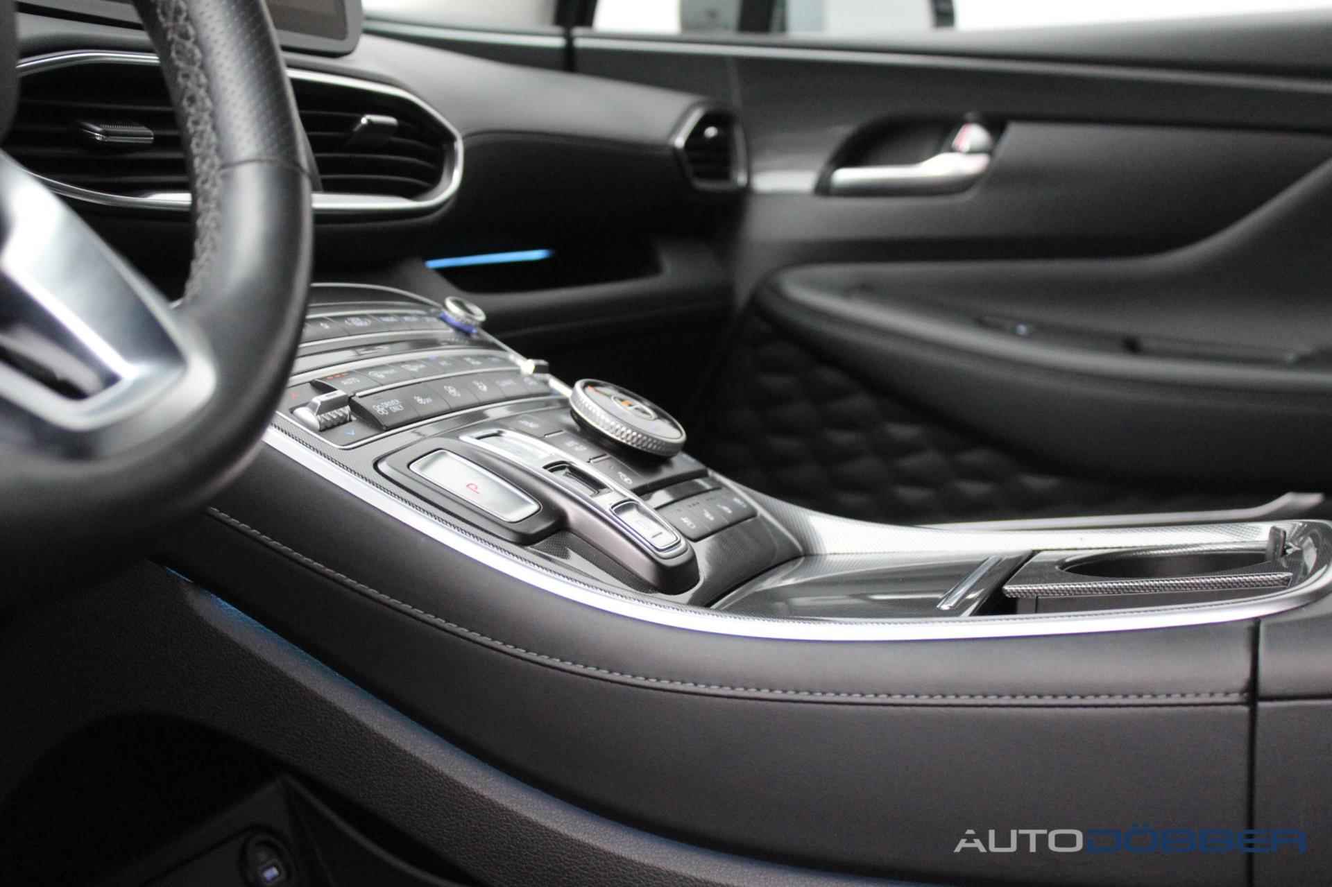 Hyundai Santa Fe 1.6 T-GDI PHEV Premium 7p. Navigatie, Vol-Leder, Krell-Audio, HeadUp-Display, Elektr. Achterklep - 17/30