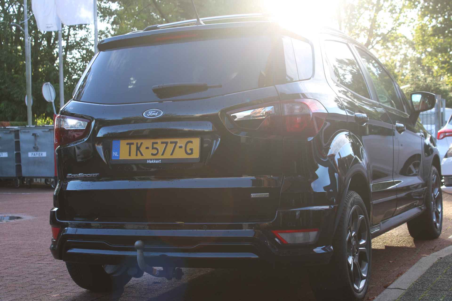 FORD Ecosport 1.0 *ST-Line Black* | Orig. NL | Trekhaak | Carplay | Camera | Navigatie | Alcantara | Stoelverwarming | - 7/27