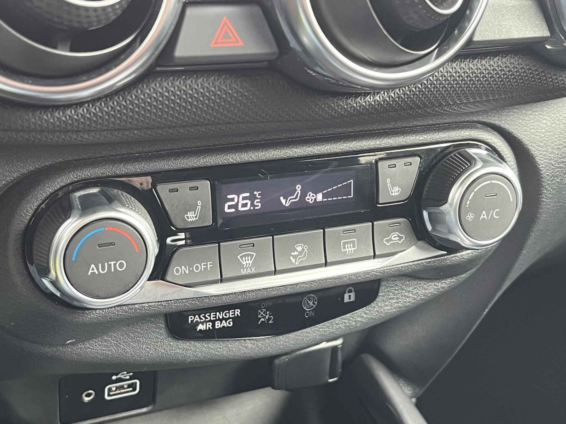 Nissan Juke 1.0 DIG-T 117PK Acenta Automaat / Climate control / Navigatie / Stoelverwarming / Apple carplay & Android auto - 17/45