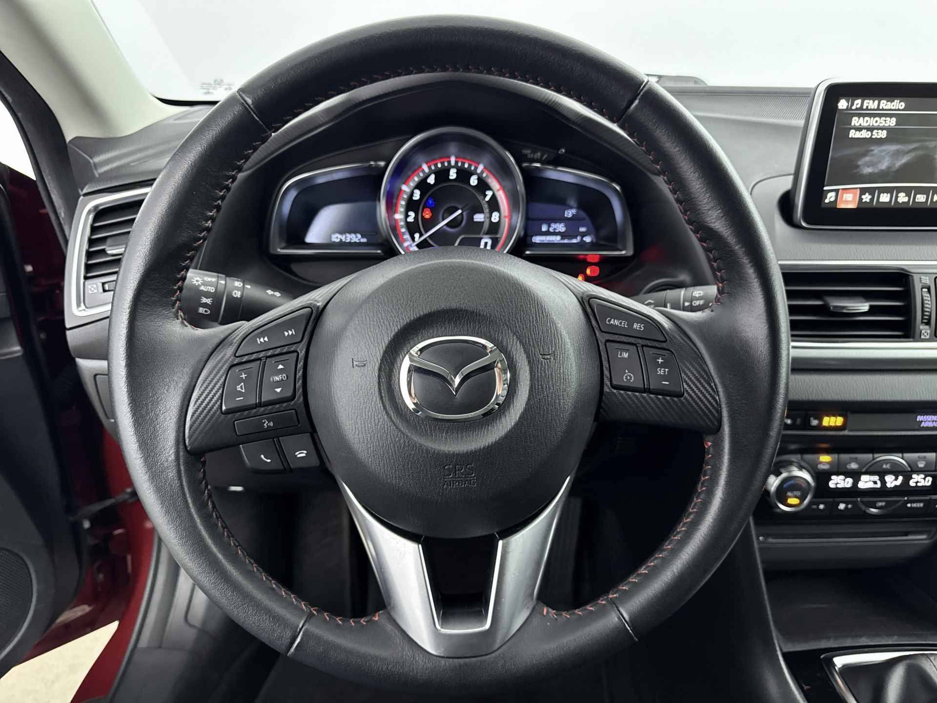 Mazda 3 2.0 SkyActiv-G 165 GT-M // LEDER // TREKHAAK // KEYLESS // - 23/29