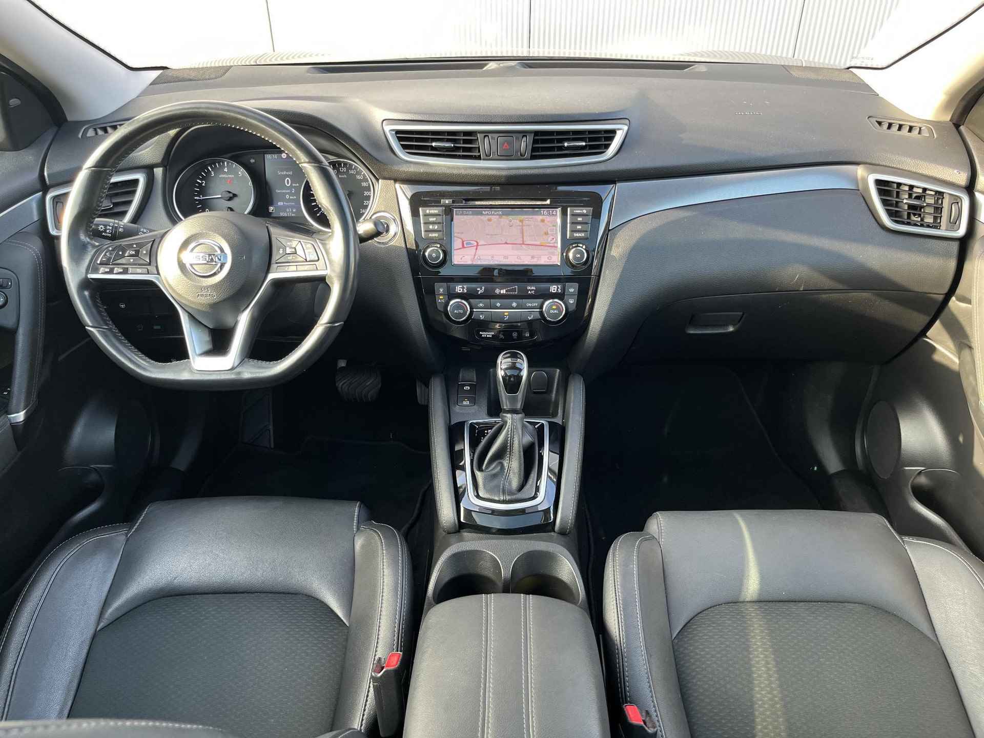 Nissan Qashqai 1.3 DIG-T Tekna / Trekhaak 1.500 KG Trekgewicht / Automaat / Panoramadak / Apple Carplay & Android Auto / 360 Camera / Adapative Cruise Control / - 35/43