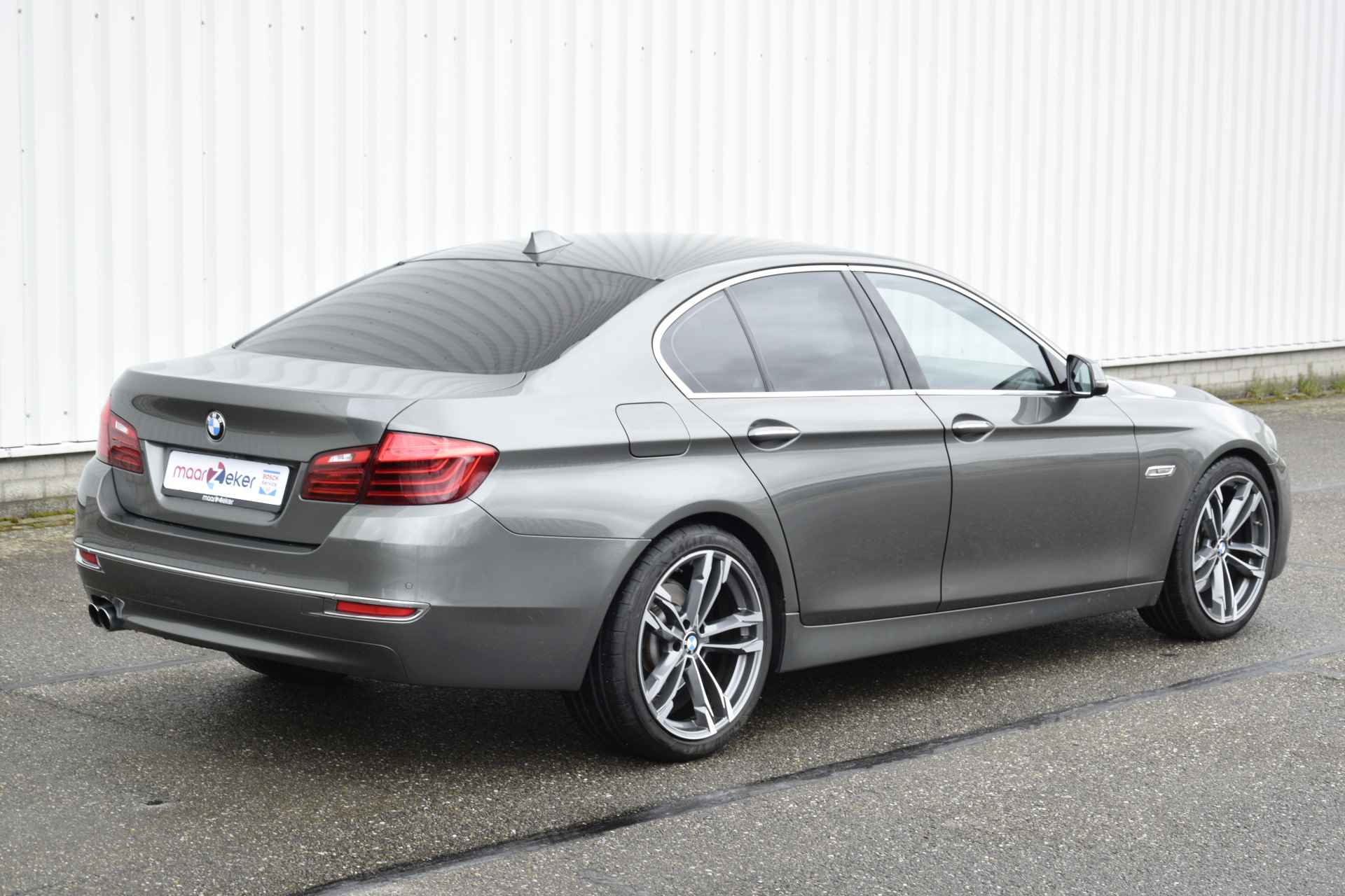 BMW 5 Serie 528i High Luxury Automaat | Memory Seats | 20" Breedset | Digital dashbord | Lederen bekleding | Stoelverwarming | - 4/33