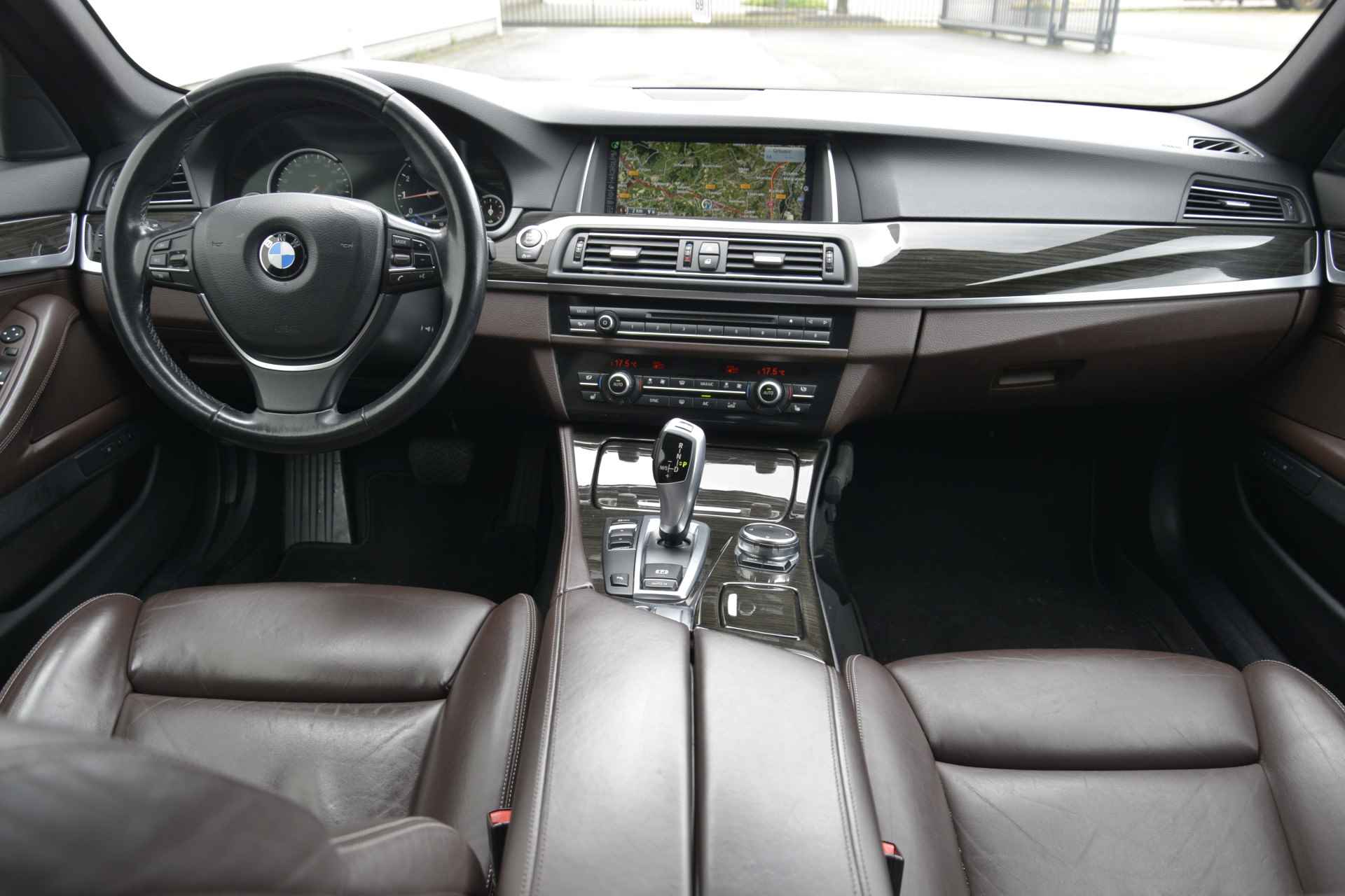 BMW 5 Serie 528i High Luxury Automaat | Memory Seats | 20" Breedset | Digital dashbord | Lederen bekleding | Stoelverwarming | - 5/33