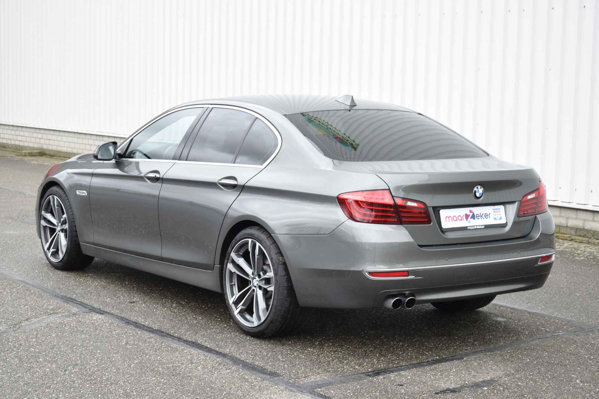 BMW 5 Serie 528i High Luxury Automaat | Memory Seats | 20" Breedset | Digital dashbord | Lederen bekleding | Stoelverwarming | - 21/33