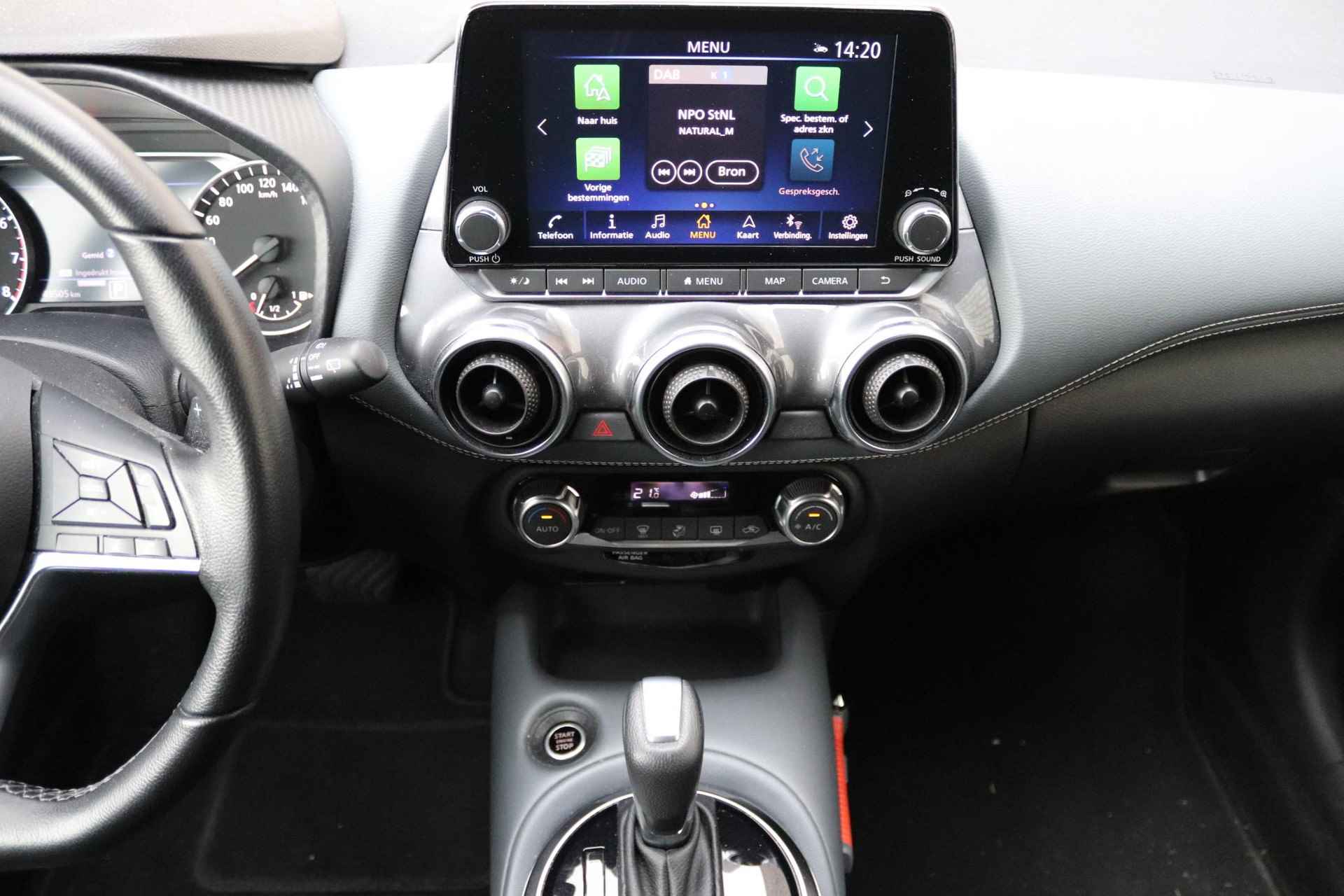 Nissan Juke 1.0 DIG-T Automaat N-Connecta | Achteruitrijcamera | Navigatie | Apple Carplay/Android Auto | - 11/33