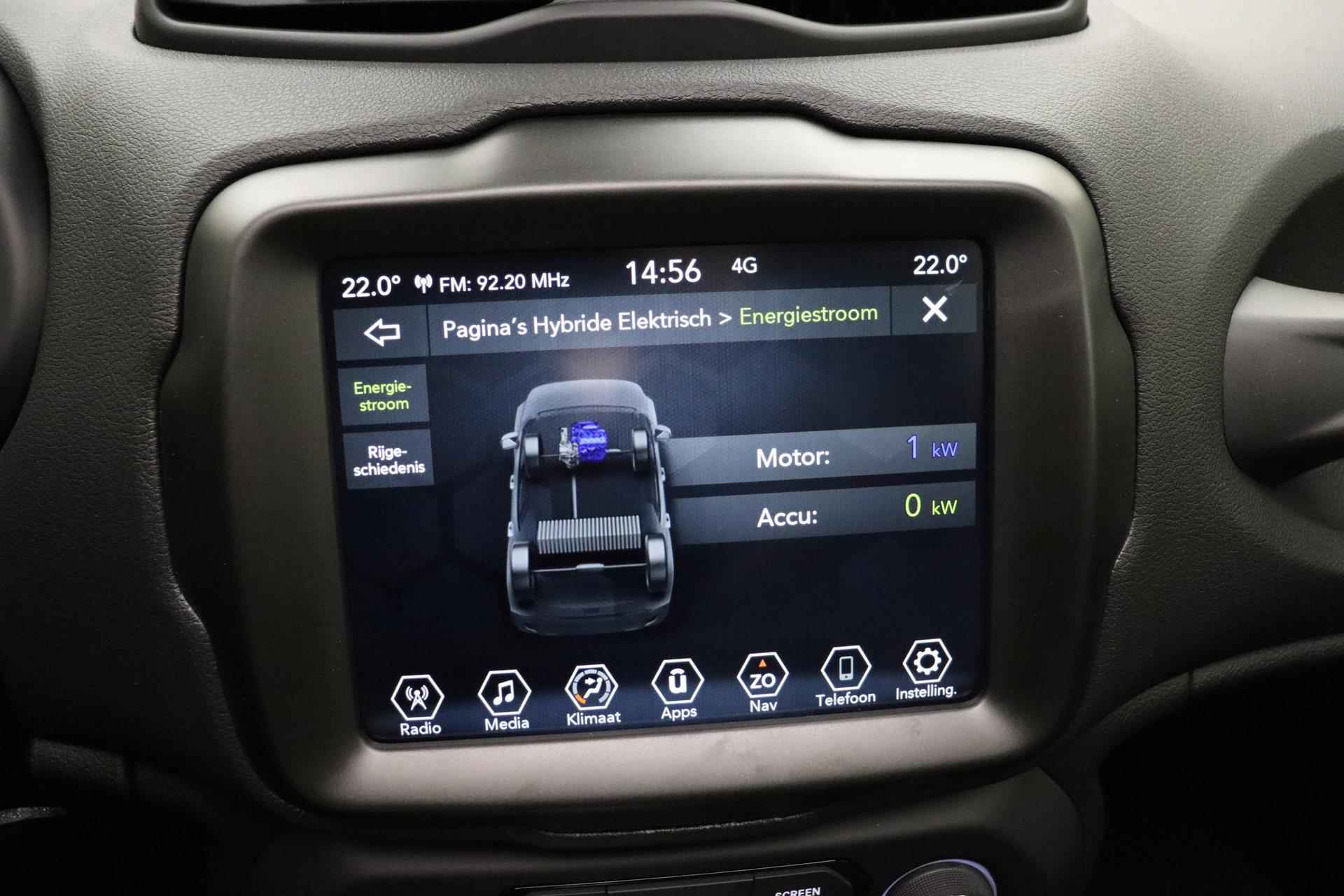 Jeep Renegade 1.5T e-Hybrid Altitude | Navigatie | Panoramadak | Lederen bekleding | Stoelverwarming | 19'' lichtmetalen velgen | Keyless | Camera - 27/46