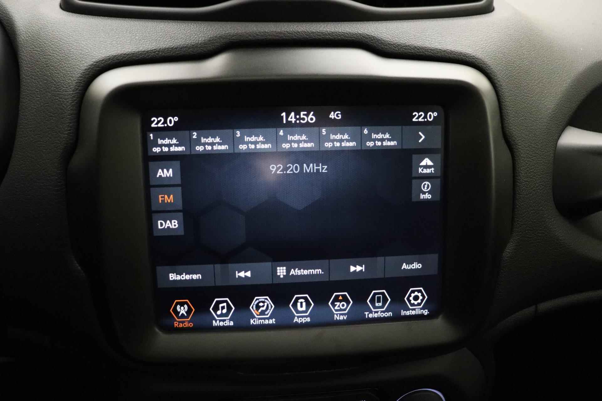 Jeep Renegade 1.5T e-Hybrid Altitude | Navigatie | Panoramadak | Lederen bekleding | Stoelverwarming | 19'' lichtmetalen velgen | Keyless | Camera - 28/46