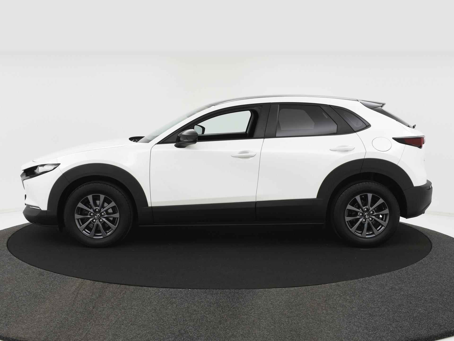 Mazda CX-30 2.0 e-SkyActiv-G M Hybrid Comfort NAVI|LEER|STOEL+STUURVERW|MEMORYSTOEL|CAMERA|LED|ELEK.ACHTERKLEP - 11/43