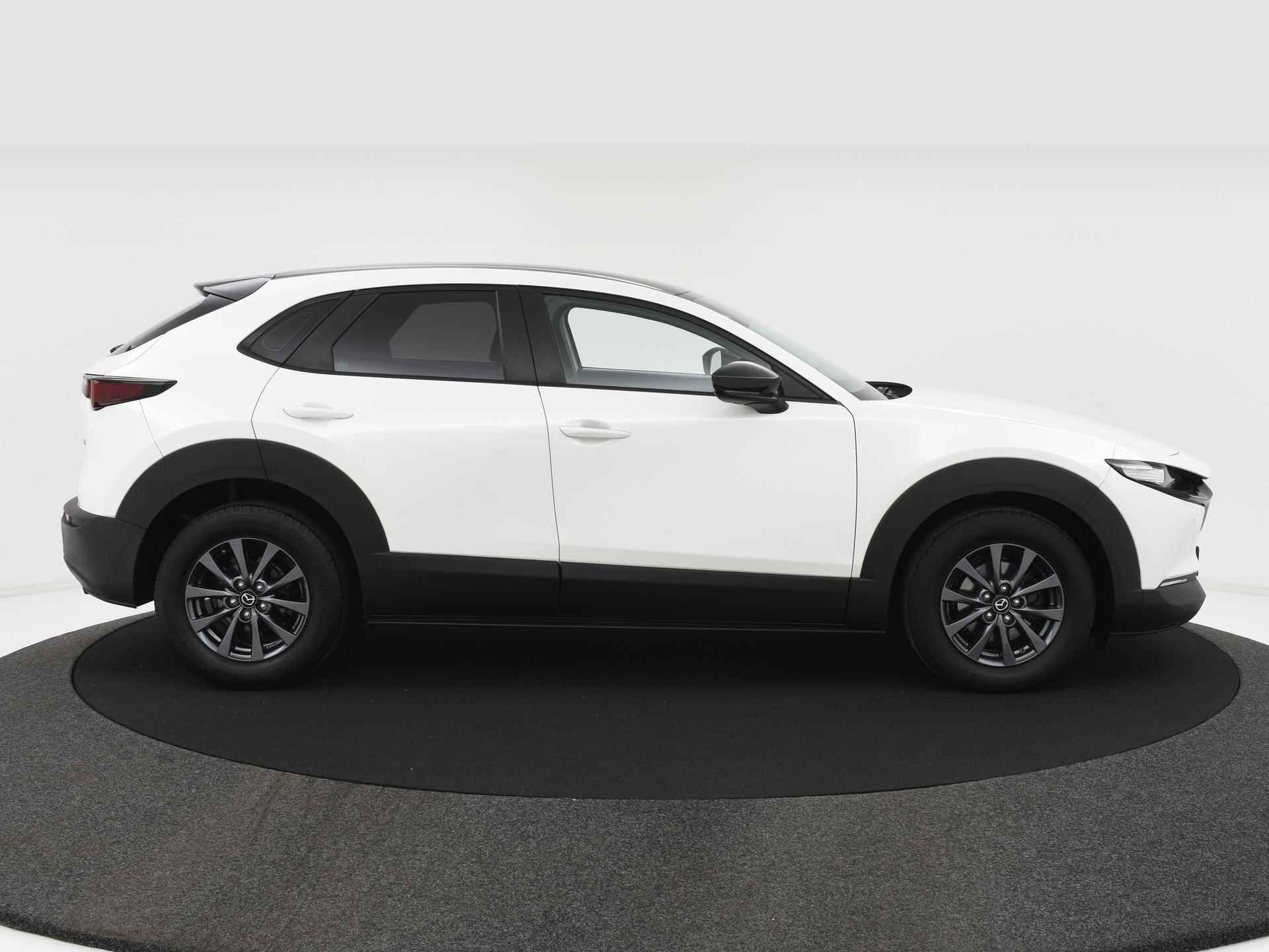 Mazda CX-30 2.0 e-SkyActiv-G M Hybrid Comfort NAVI|LEER|STOEL+STUURVERW|MEMORYSTOEL|CAMERA|LED|ELEK.ACHTERKLEP - 12/43