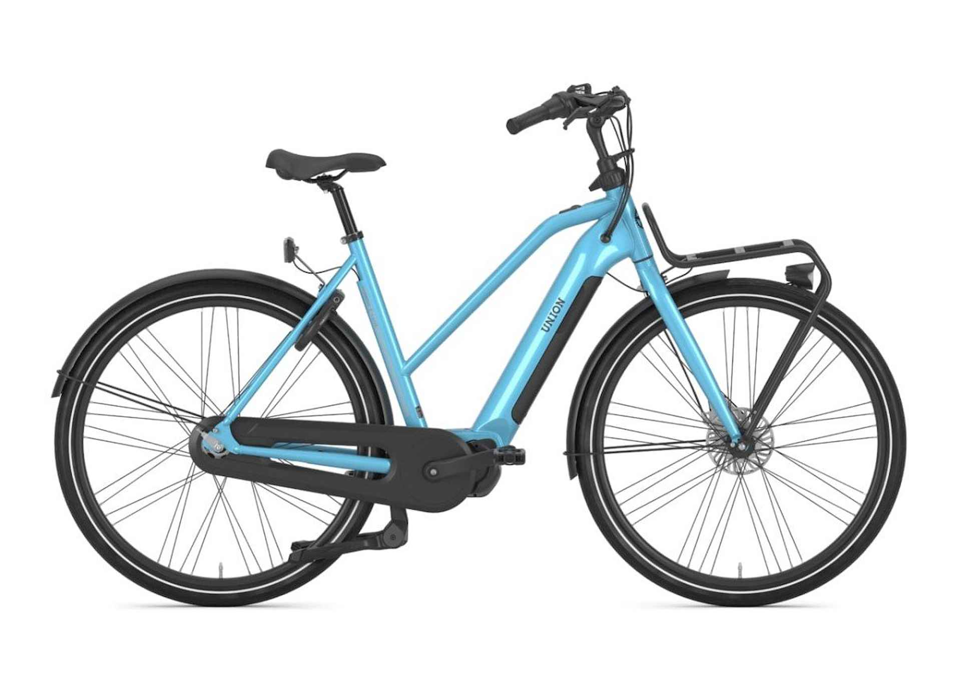 UNION E-Lane 500Wh Dames Java Blue Glans 54cm 2022 - 1/2