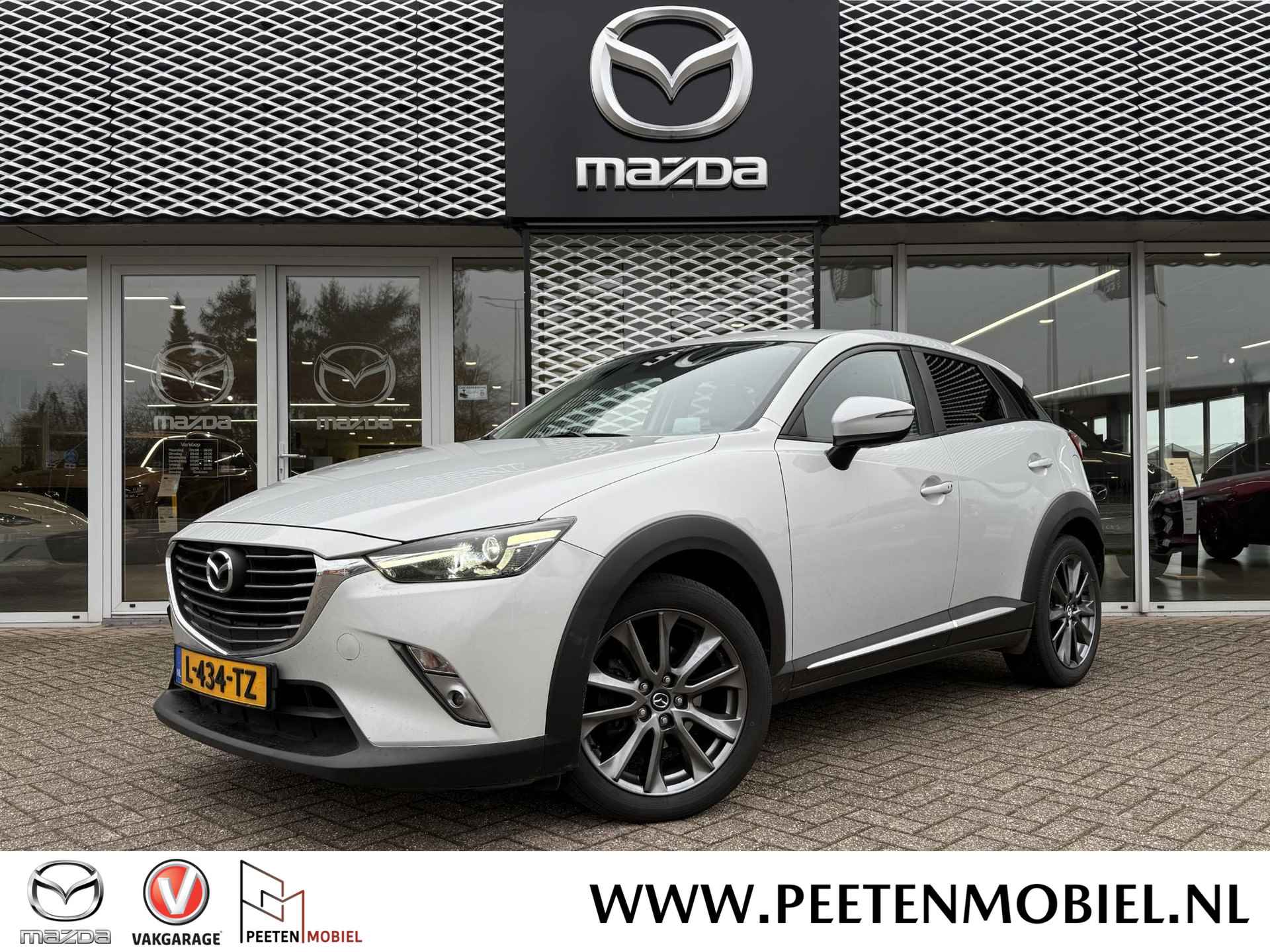 Mazda CX-3 2.0 SkyActiv-G 120 GT-LUXURY | LEDER | STOELVERWARMING | KEYLESS ENTRY |