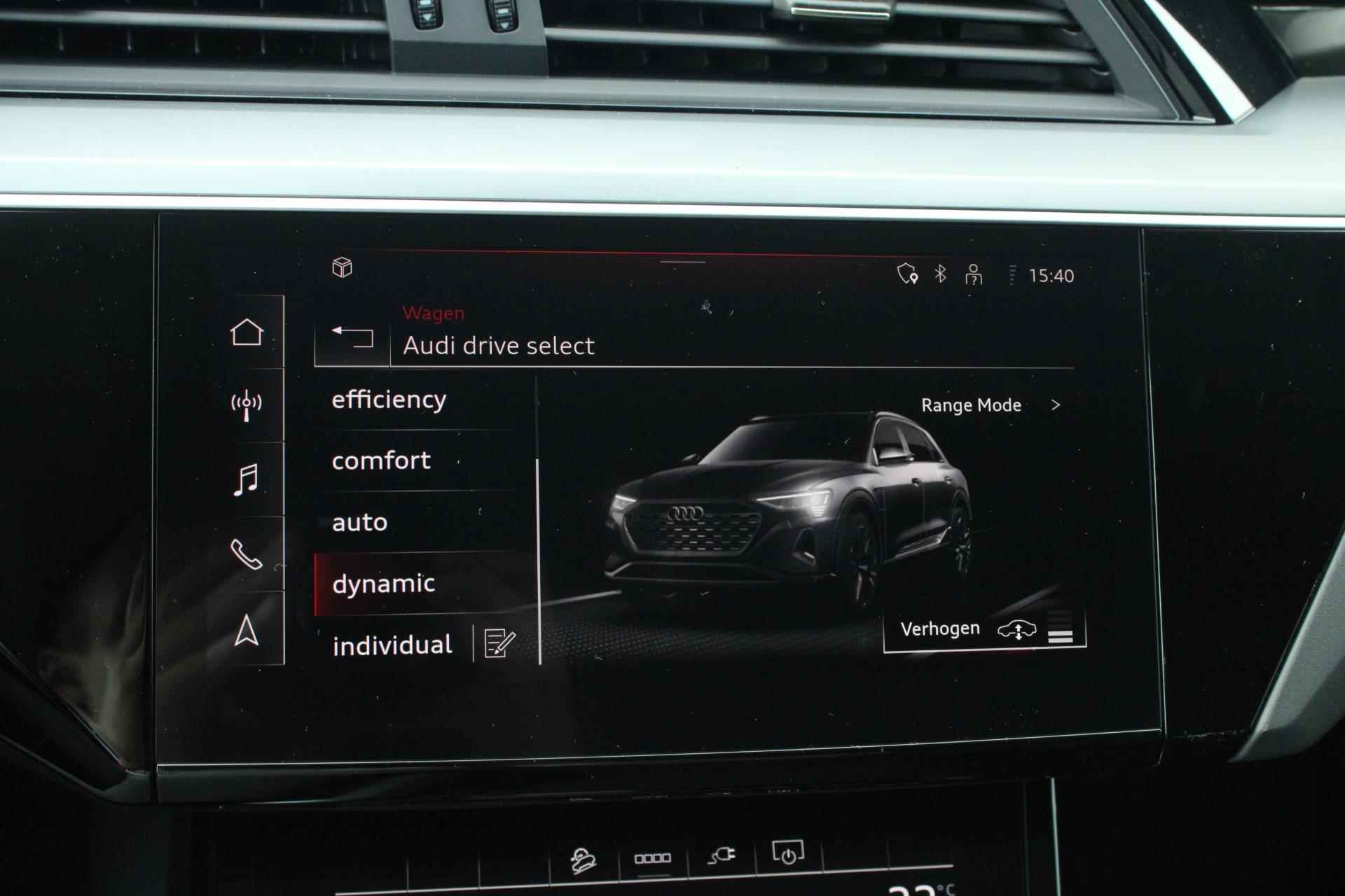 Audi Q8 e-tron 50 quattro 340pk Advanced Edition 95 kWh | Extra Getint Glas | LMV 20'' - 47/52