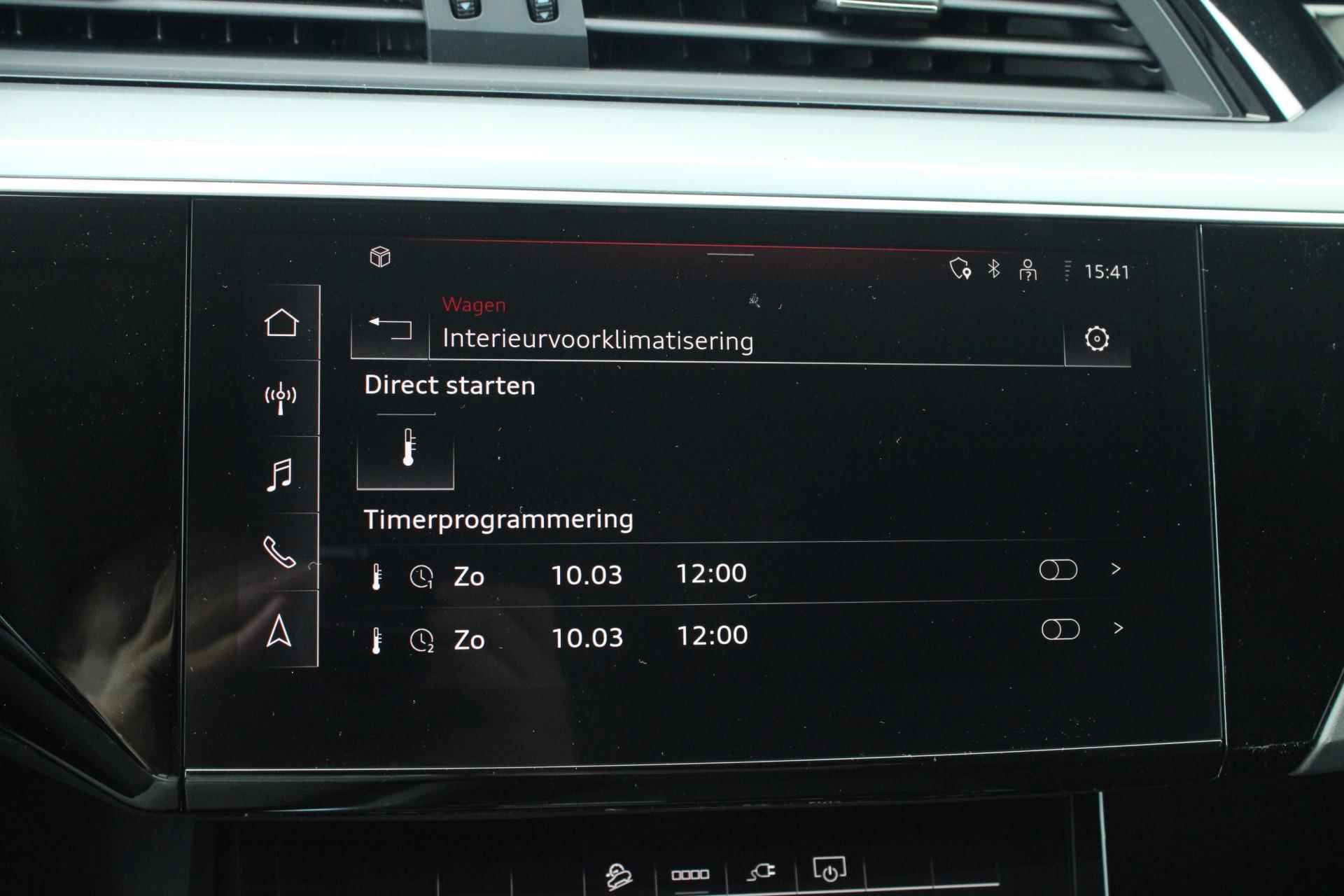 Audi Q8 e-tron 50 quattro 340pk Advanced Edition 95 kWh | Extra Getint Glas | LMV 20'' - 50/52