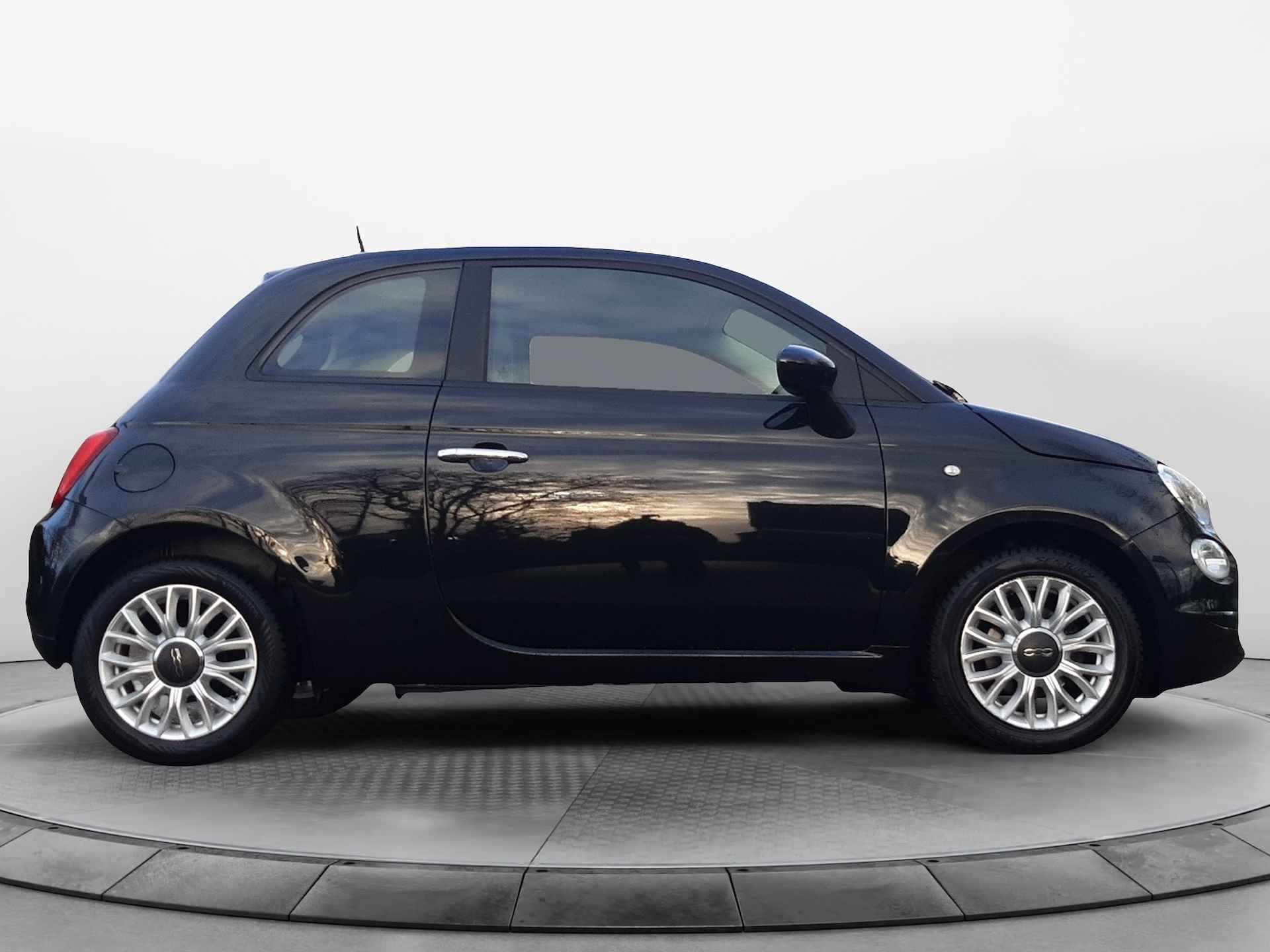 Fiat 500 0.9 TwinAir Turbo Popstar (81 PK) 2e-Eig. Keurig-Onderh. BOVAG-Garantie. NL-AUTO. Automaat, L.M.Velgen, Airco, Black-Edition, Privacy-Glas - 5/51