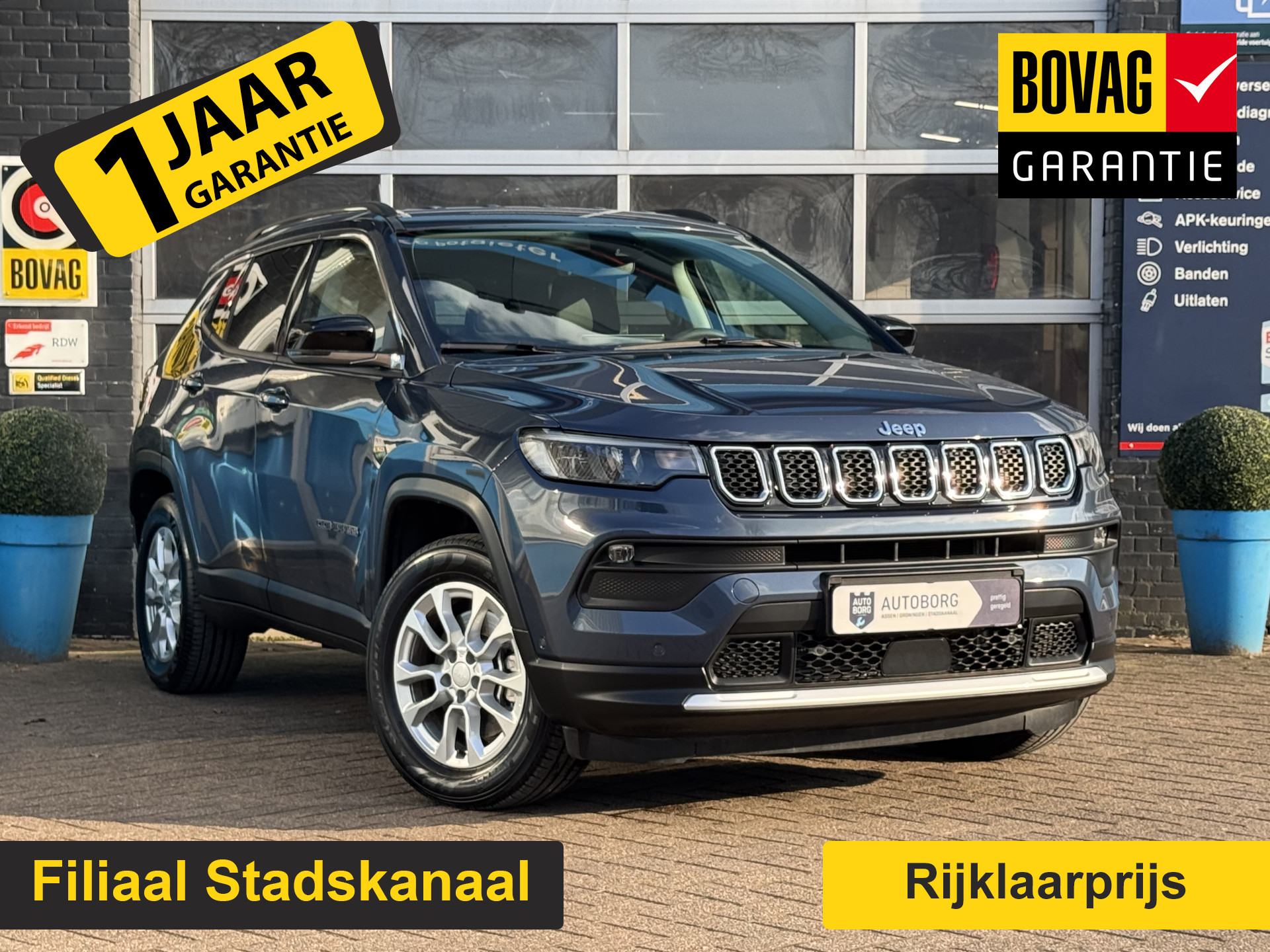 Jeep Compass 4xe 190 Plug-in Hybrid Electric Limited Lease Ed. Prijs Inclusief Onderhoud & 12 Maand BOVAG Garantie | Cruise Control Adaptief |