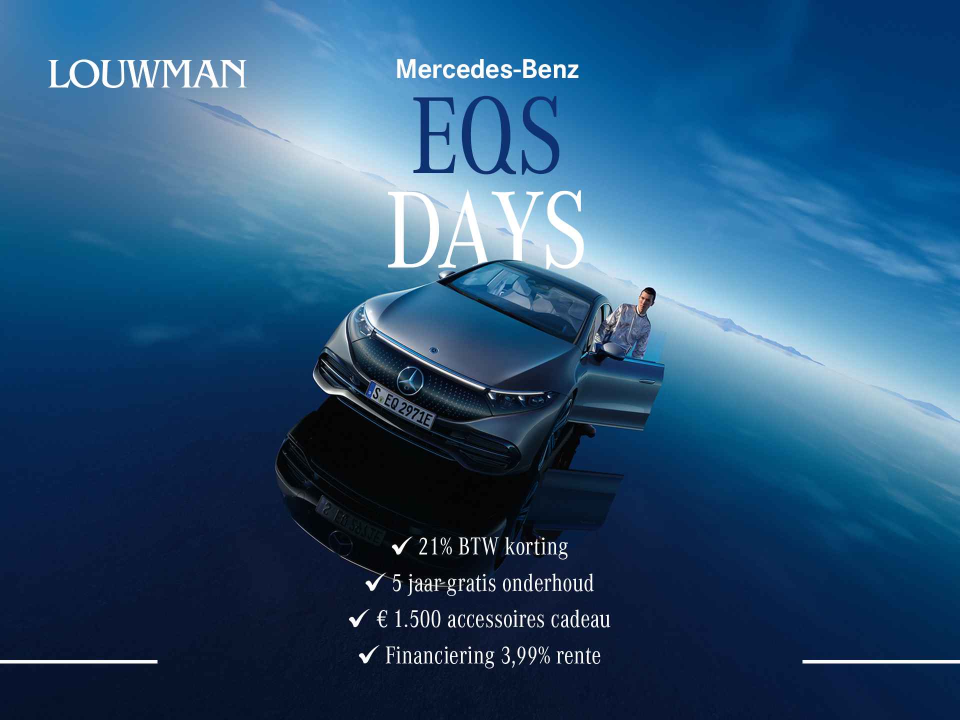 Mercedes-Benz EQS 450+ AMG Line 108kWh | Oled-voorpassagiersdisplay |  PRE-SAFE®-systeem | Stoelventilatie/-verwarming voorstoelen | Akoestiek comfortpakket | KEYLESS GO-comfortpakket | Rij-assistentiepakket Plus | - 3/37