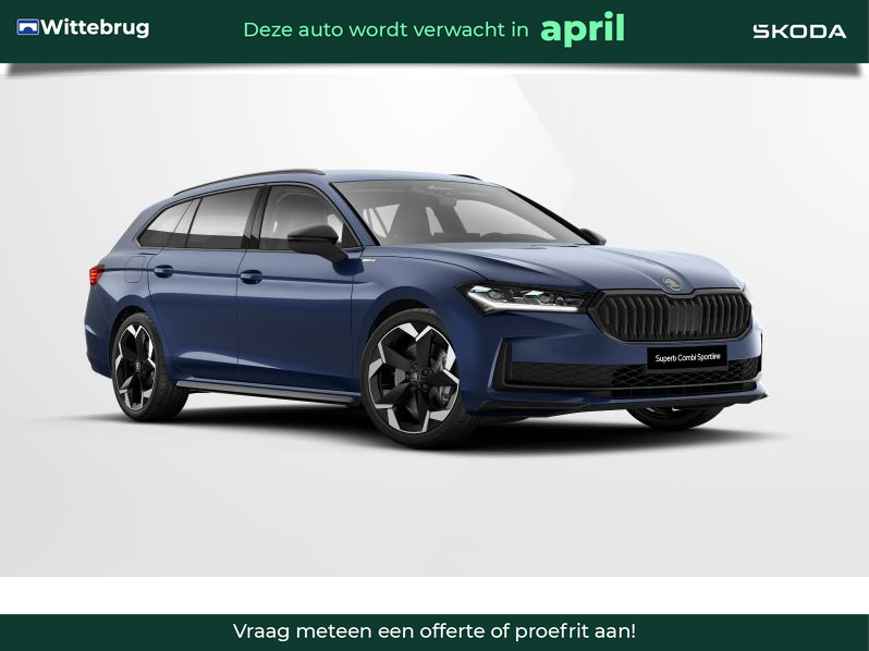 Škoda Superb Combi 1.5 TSI PHEV Sportline Business 2.000,- inruilpremie / Trekhaak / 19'' velgen