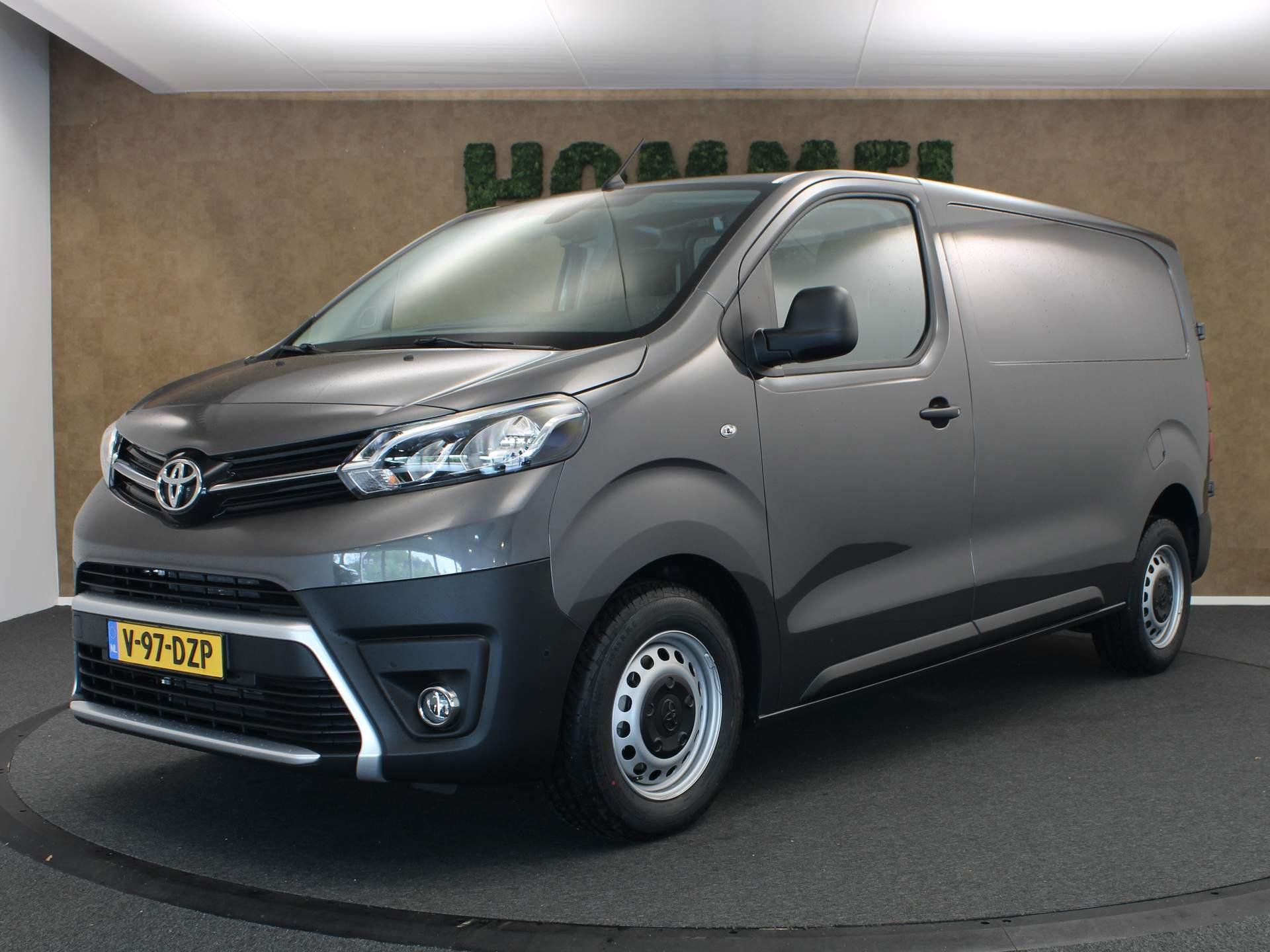 Toyota Proace 2.0 D-4D LONG WORKER AUTOMAAT - 32190,- EURO EXCL. BTW! - DIRECT UIT VOORRAAD LEVERBAAR! - GRIJS KENTEKEN - BTW-AUTO - PARKEERSENSOREN VOOR EN ACHTER - ACHTERUITRIJCAMERA