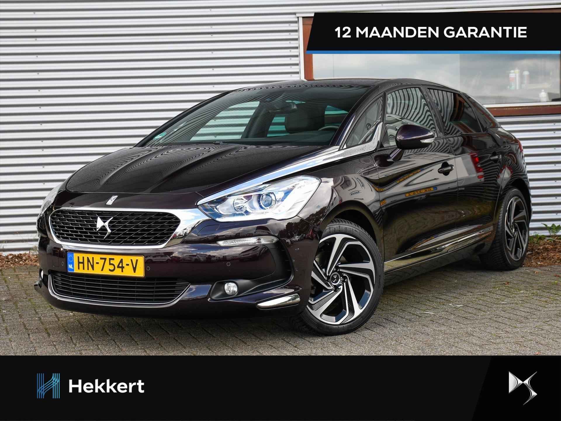 DS DS 5 Business 1.6  165pk Automaat PDC + CAM. | 18''LM | CRUISE.C | APPLE-CARPLAY | NAVI | TREKHAAK | HALF-LEDER - 1/33