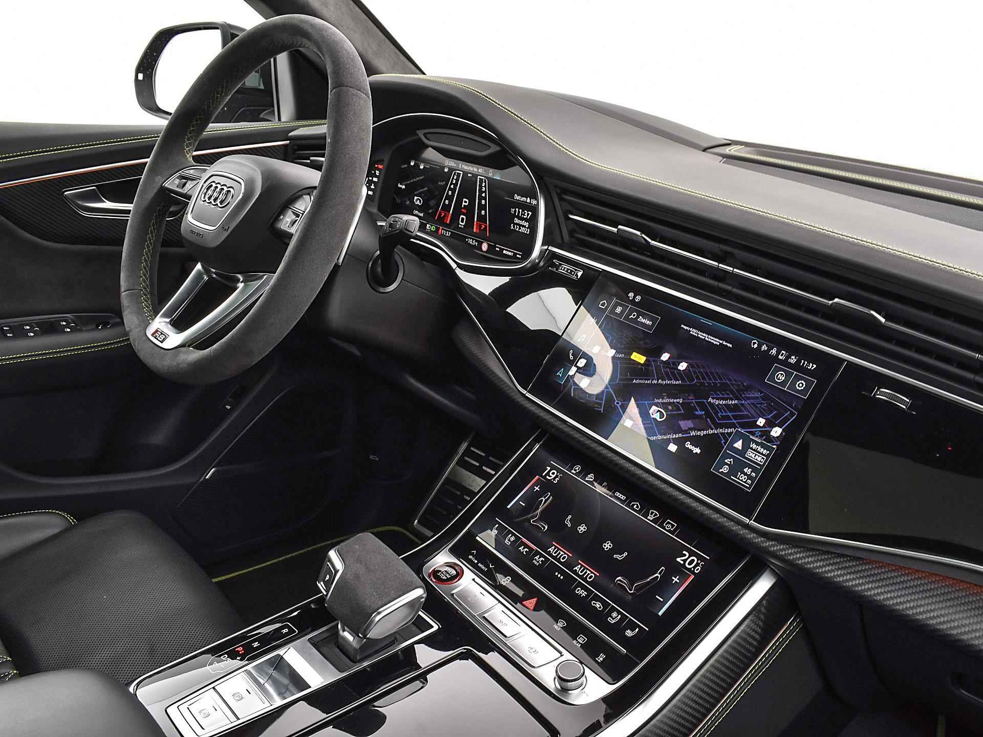 Audi RSQ8 4.0 Tfsi RSQ8-APR 700pk Tiptronic Quattro | B&O 3D | Luchtvering | Keramisch | 360 Camera | Sport Uitlaat | RS Dynamic Pakket | Panoramadak | Audi Exclusive Interieur | 23'' Inch | Garantie t/m 08-08-2024 of 100.000km - 23/60