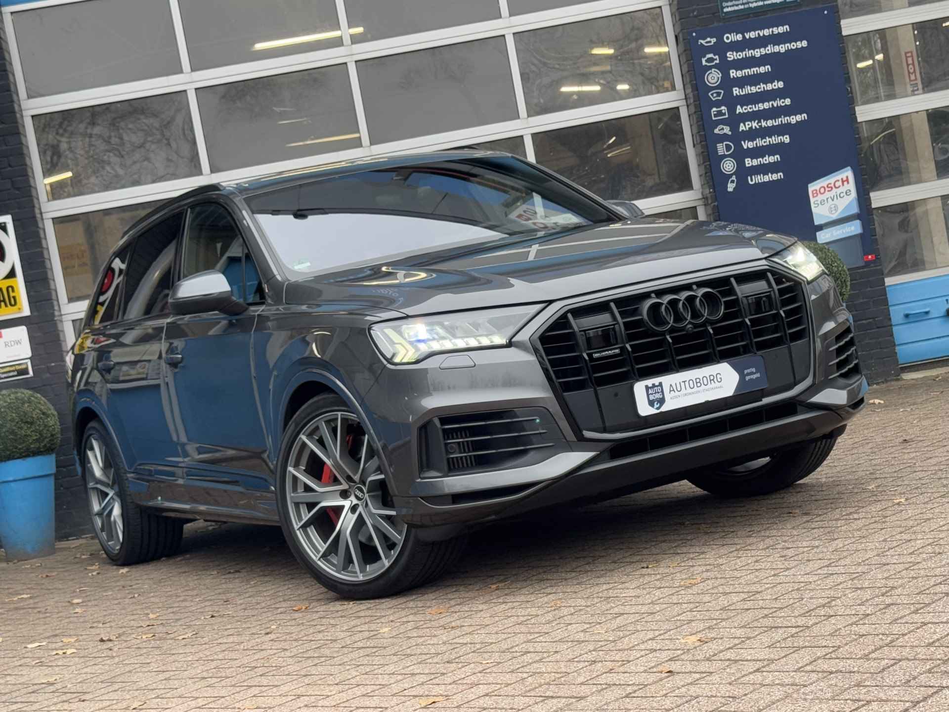 Audi Q7 55 TFSI e quattro Pro Line S | 21 INCH Velgen | Panoramadak | Elektrische Trekhaak | Rijklaar + 12 Maand BOVAG Garantie - 3/92