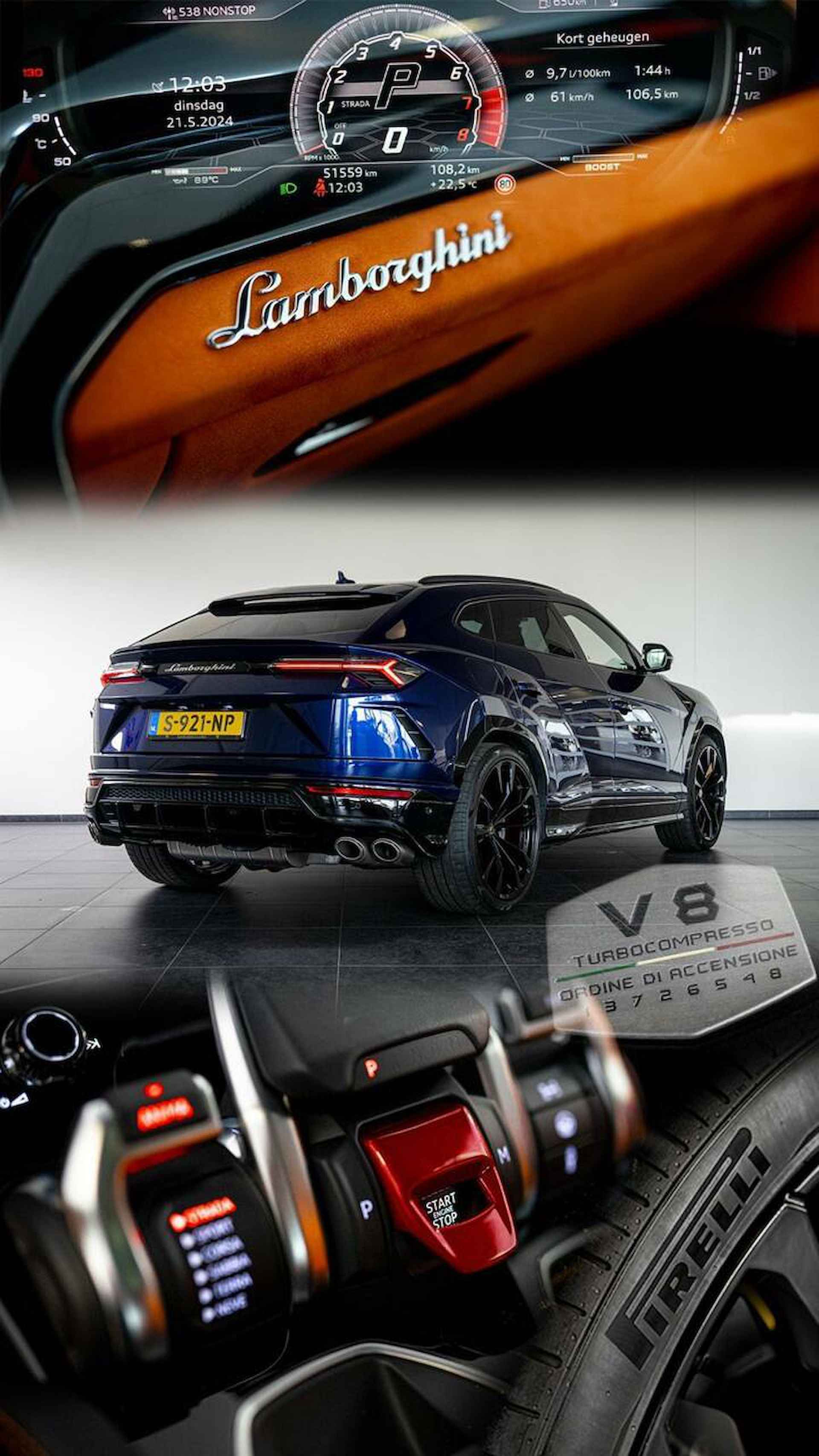 Lamborghini Urus 4.0 V8 | Akra | 23 Inch | Pano | B&O | HUD - 52/55